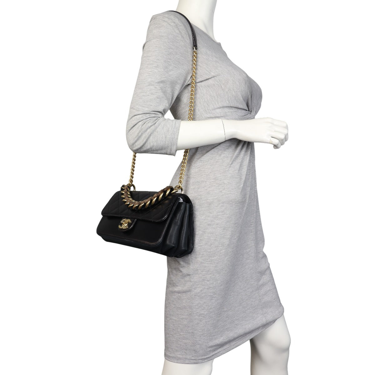 Chanel Paris-Cosmopolite Straight-Lined Flap Bag Small