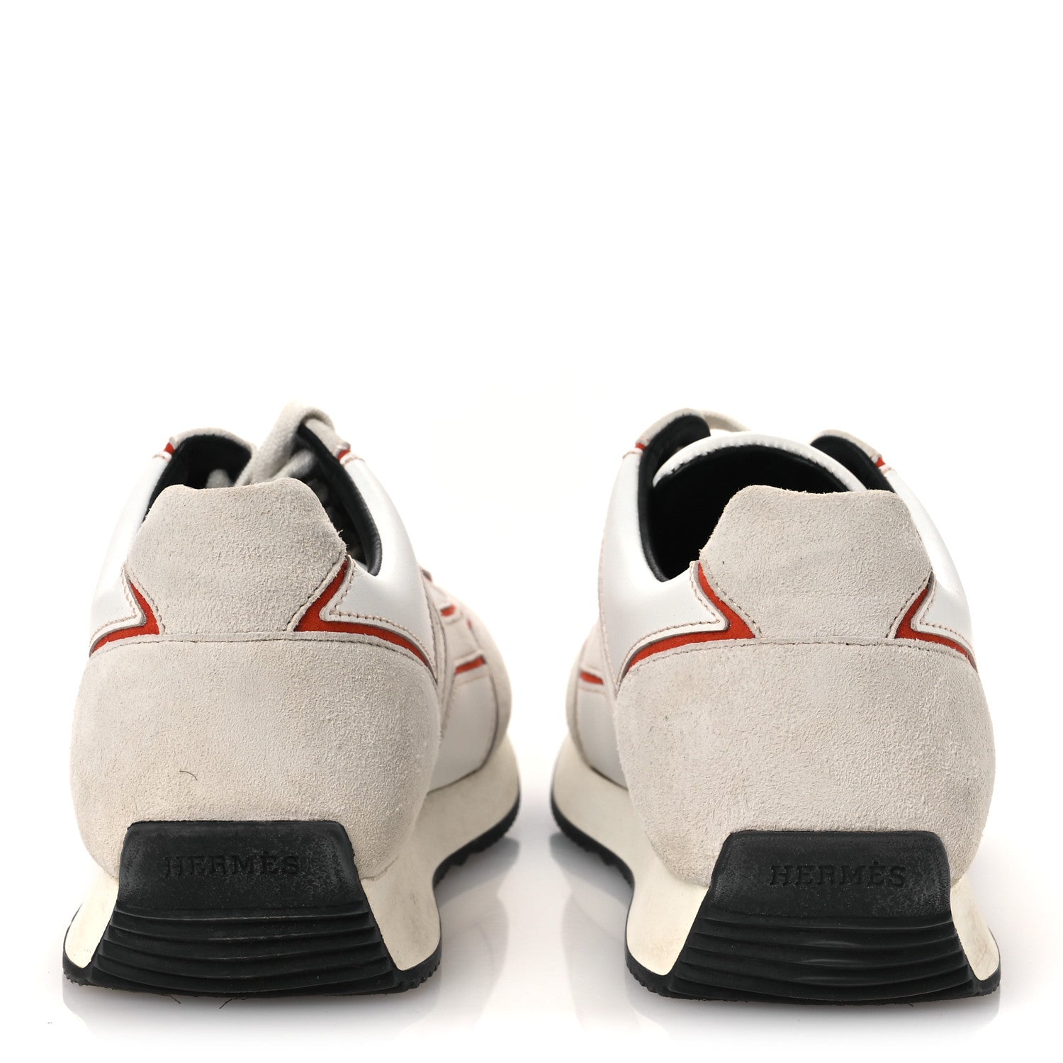 Calfskin Suede Goatskin Womens Chris Sneakers 36 White Multicolor