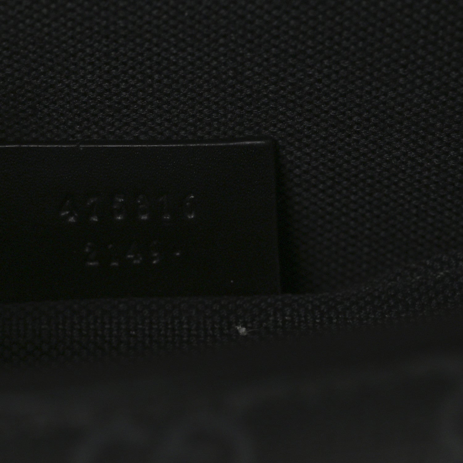 GG Supreme Monogram Selleria Calfskin Web New Web Cosmetic Case Black
