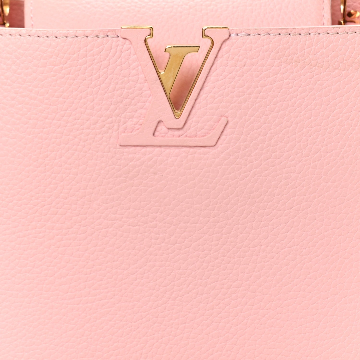 Taurillon Scrunchie Capucines BB Bubble Gum Pink