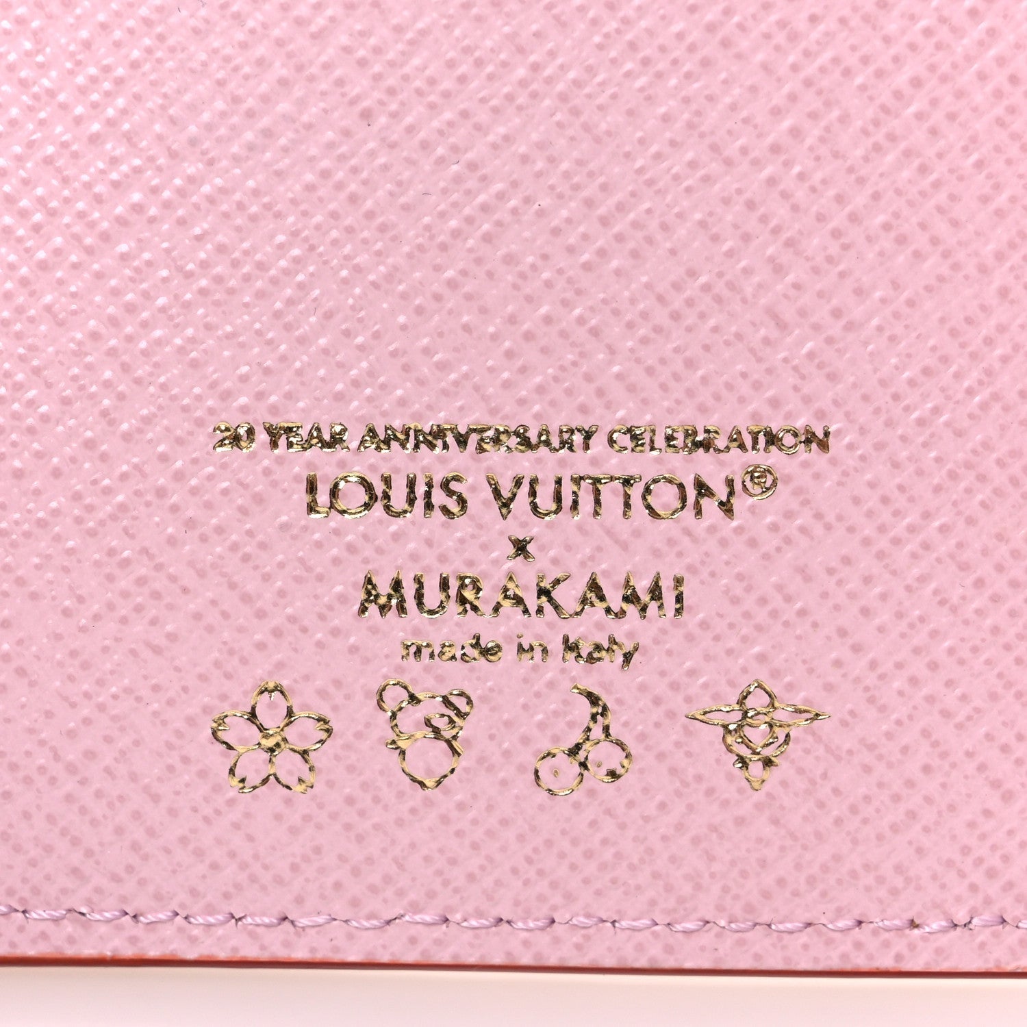 LV X TM Monogram Cherry Blossom Victorine Wallet Sakura Brown