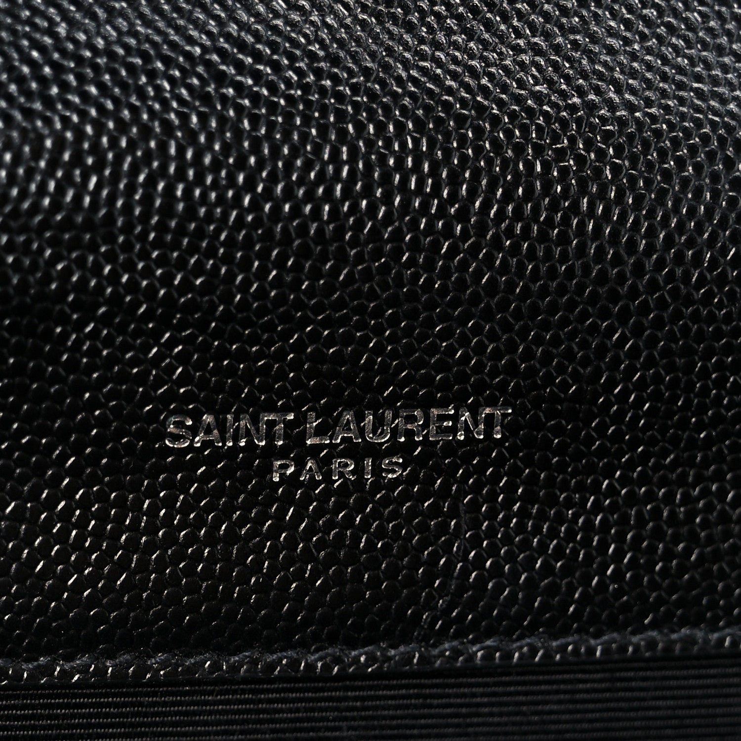 Grain De Poudre Textured Mixed Matelasse Triquilt Medium Monogram Satchel Black