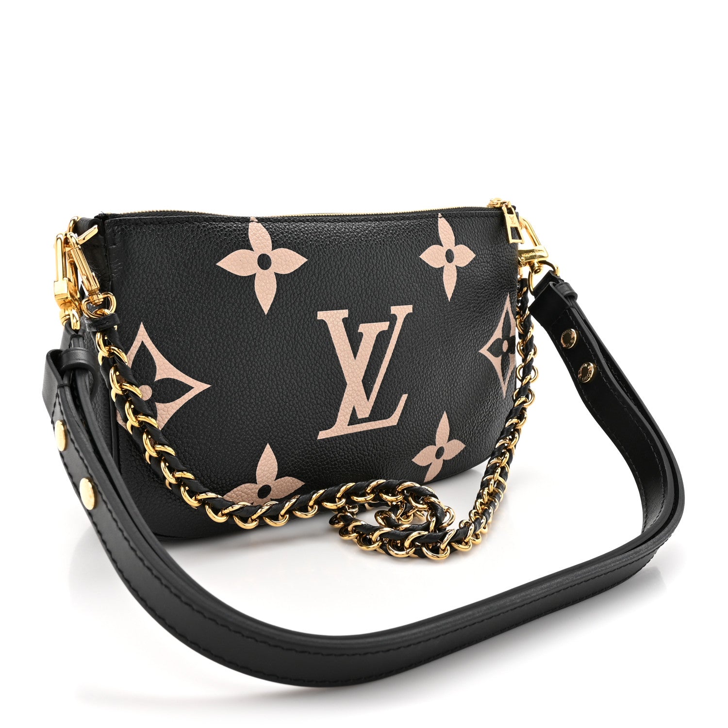 Empreinte Monogram Giant Multi Pochette Accessories Black Beige