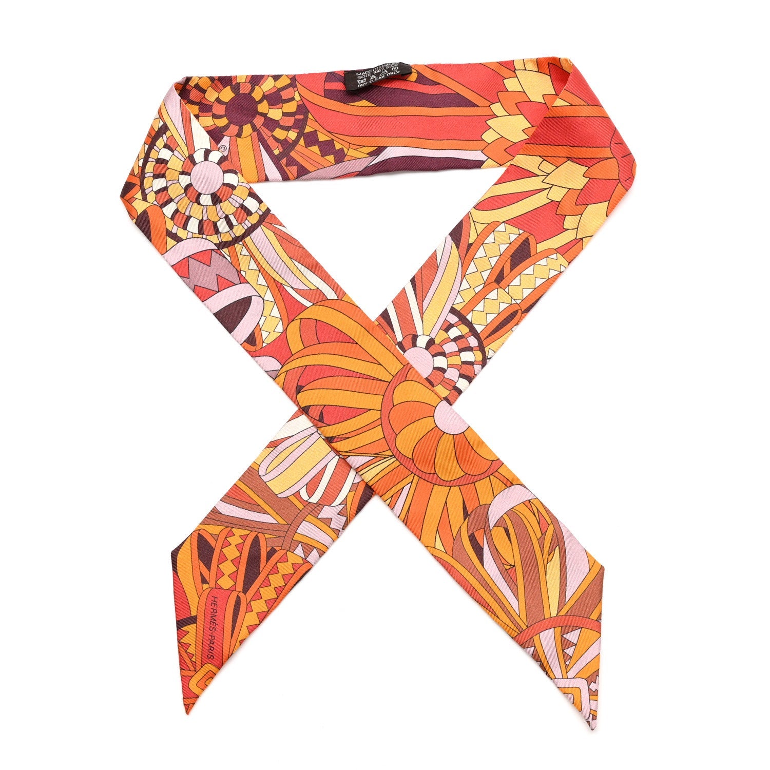 Silk Les Flots du Cheval Twilly Orange