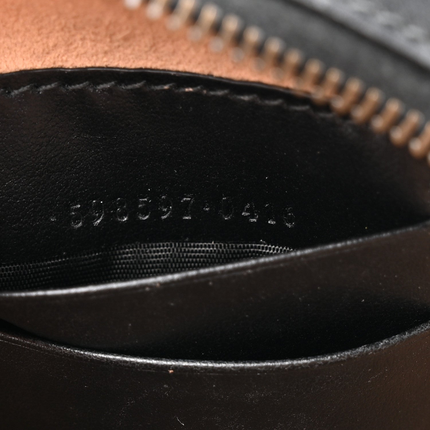 Calfskin Matelasse Mini GG Marmont Crossbody Bag Black