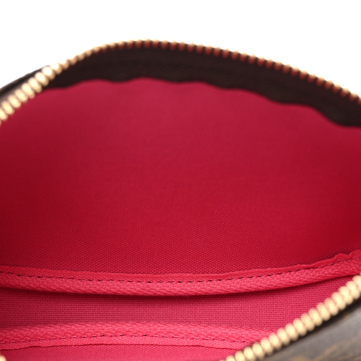 Monogram 2022 Christmas Animation Seoul Mini Pochette Accessories Fuchsia