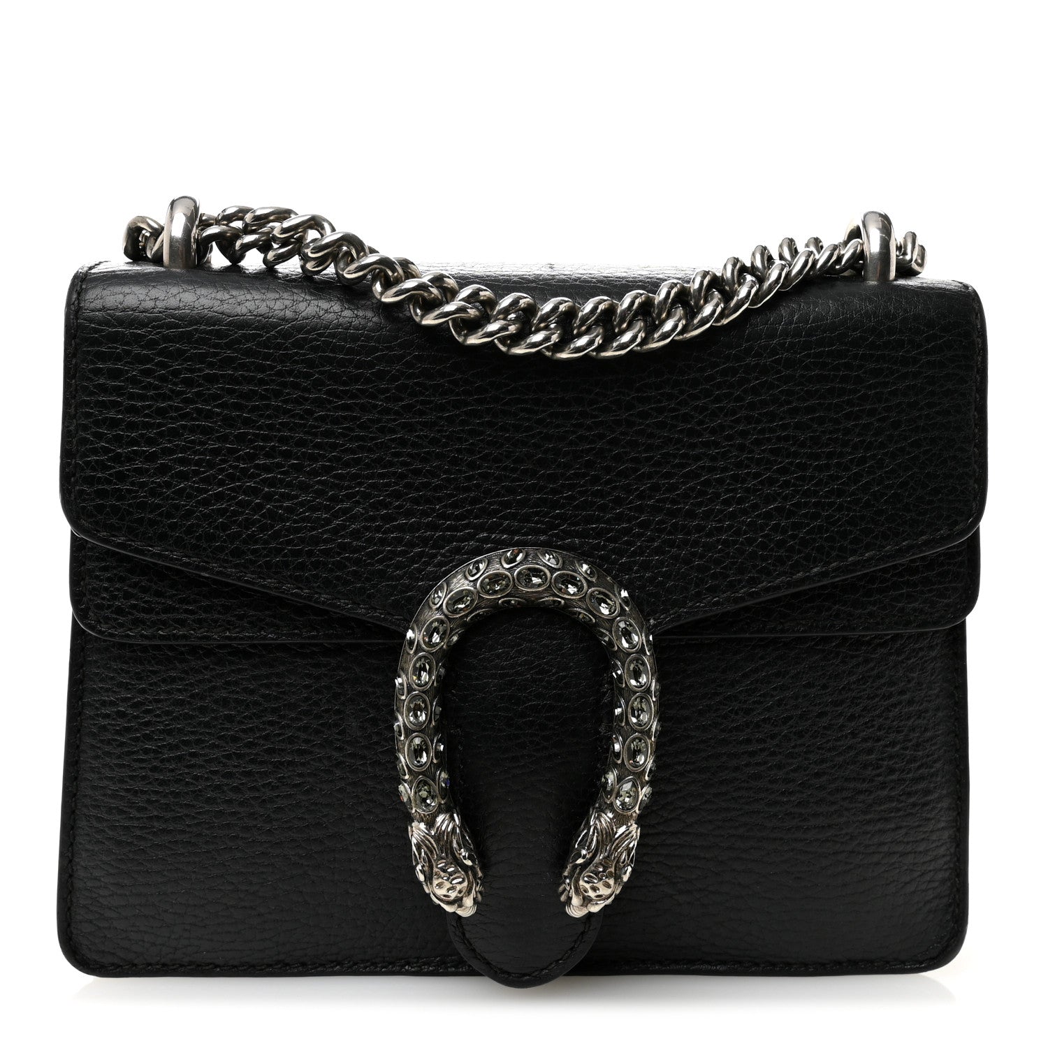 Calfskin Mini Dionysus Shoulder Bag Black