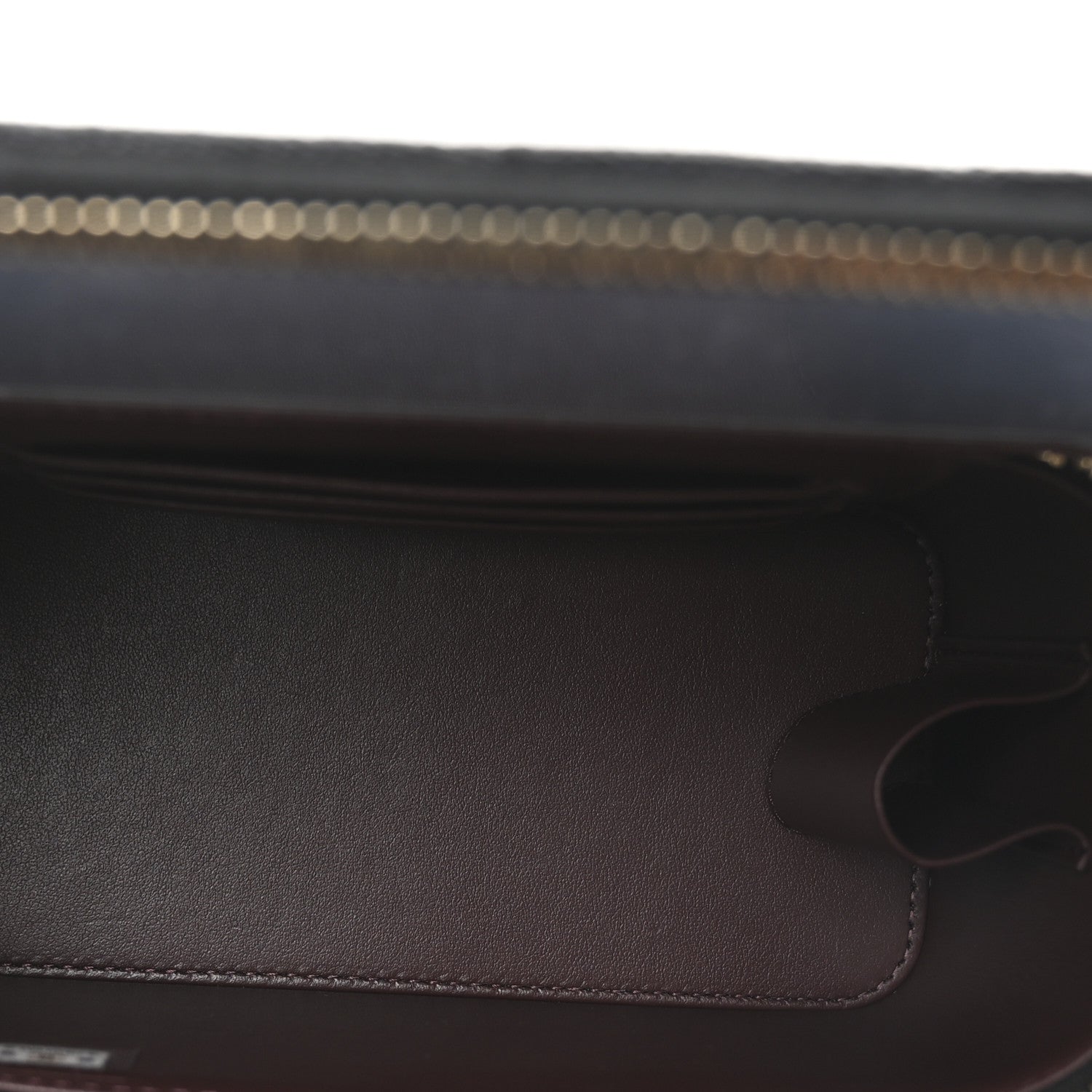Caviar Quilted Small Vanity Case With Chain Black