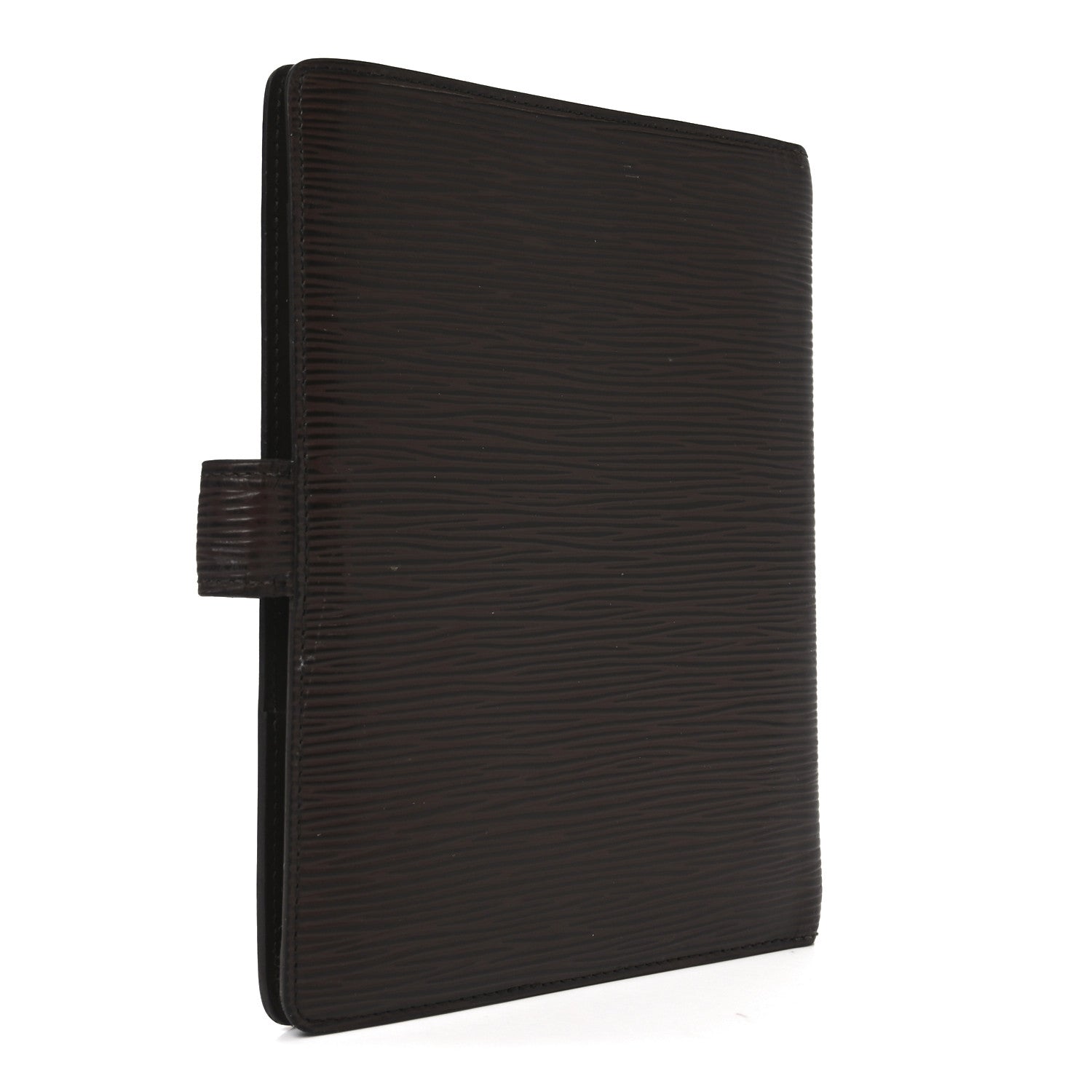 Epi Medium Ring Agenda Cover Moka