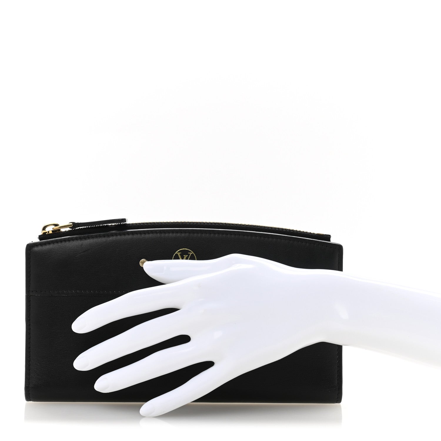 Calfskin City Steamer Wallet Black