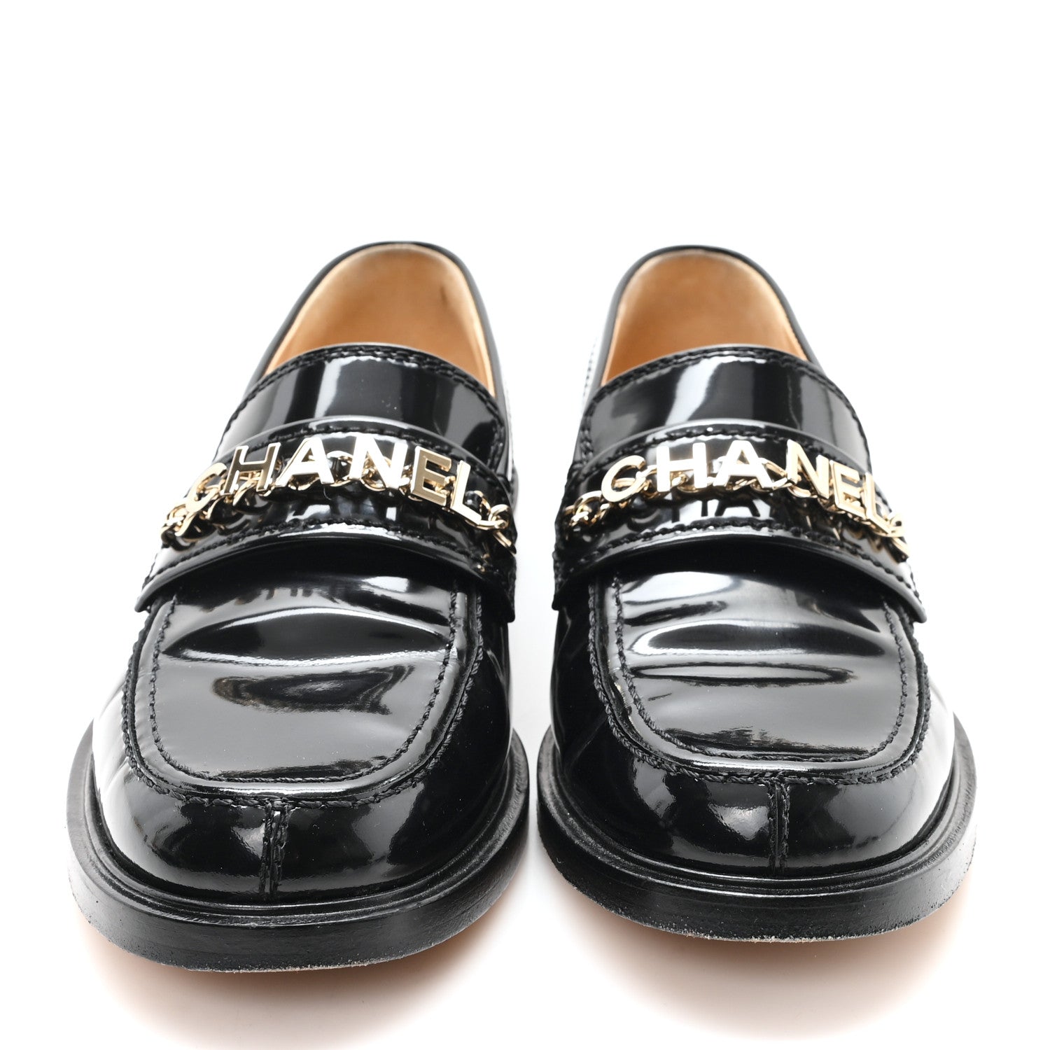 Velvet Metal CC Loafers 38 Black