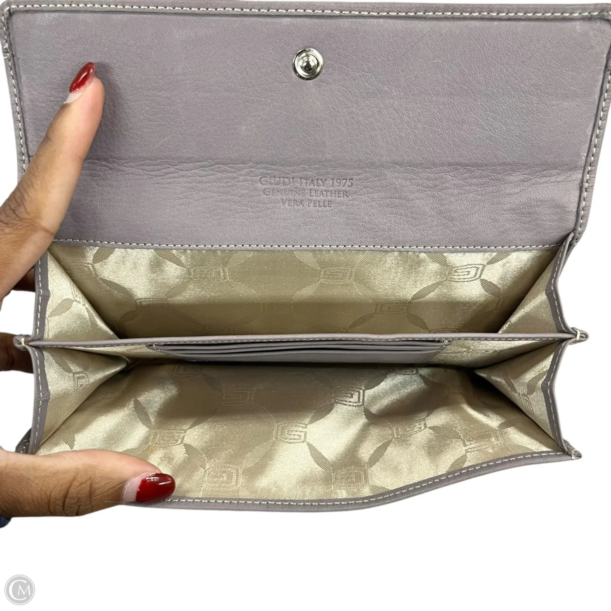 Wallet Leather By Giudi , Size: Medium