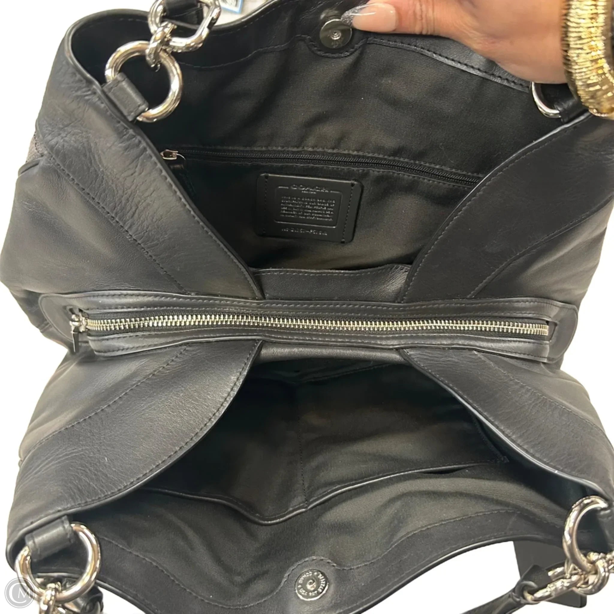 Handbag Designer By Coach, Size: Medium