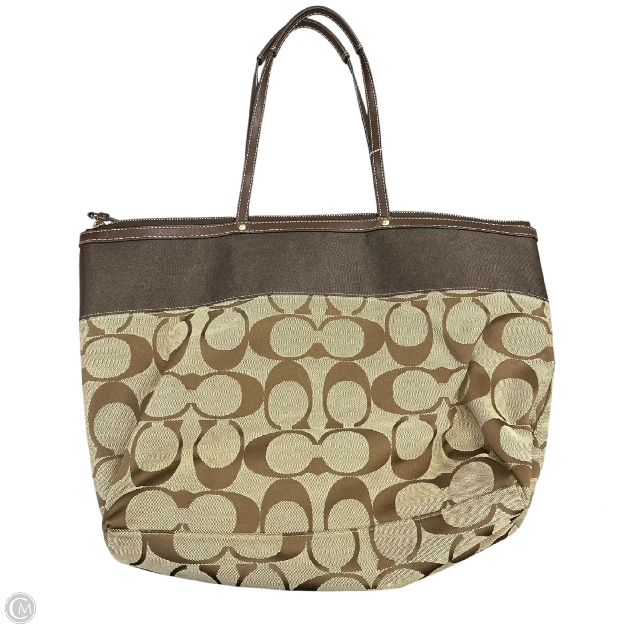 Tote Designer By Coach, Size: Large