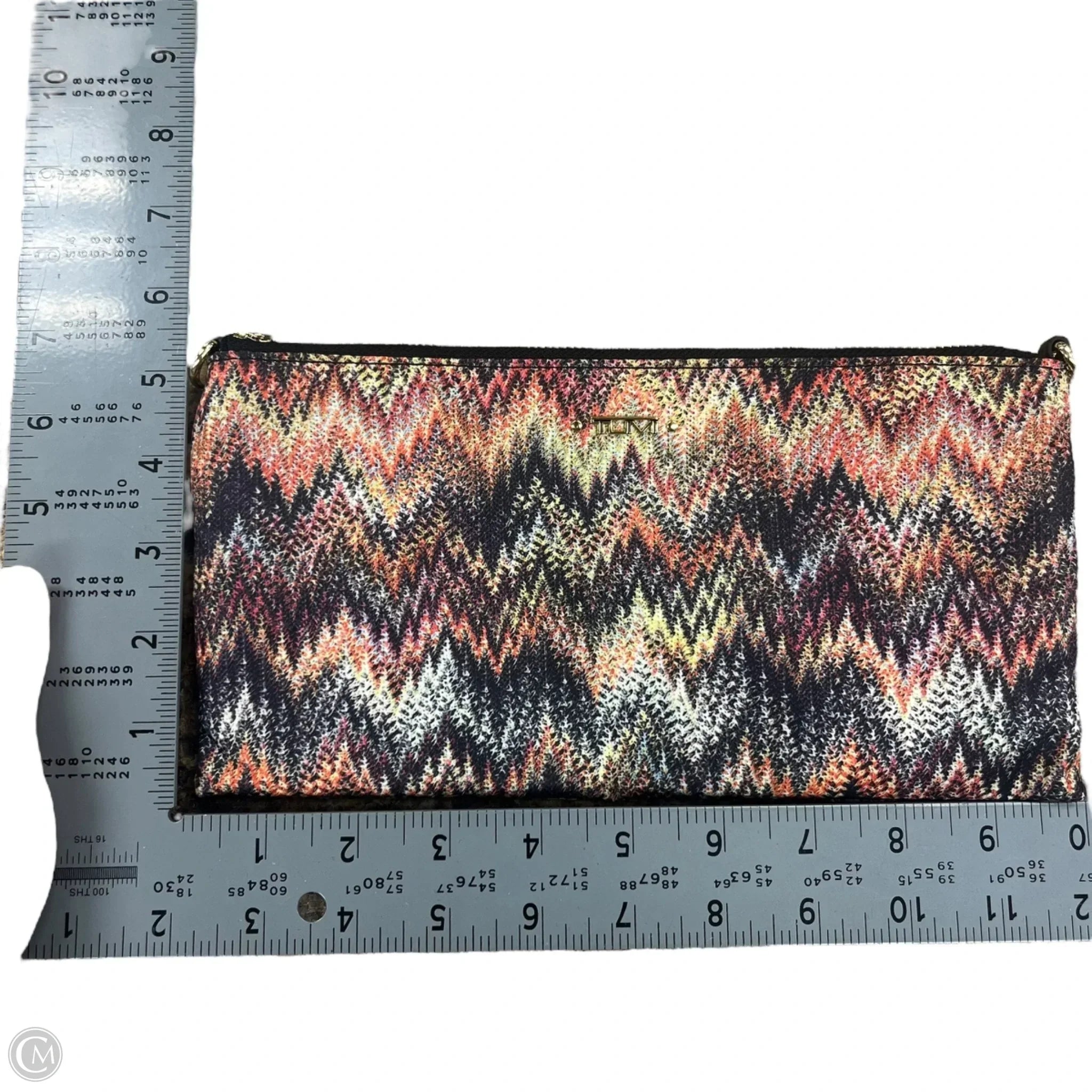 Clutch Designer By Tumi, Size: Medium