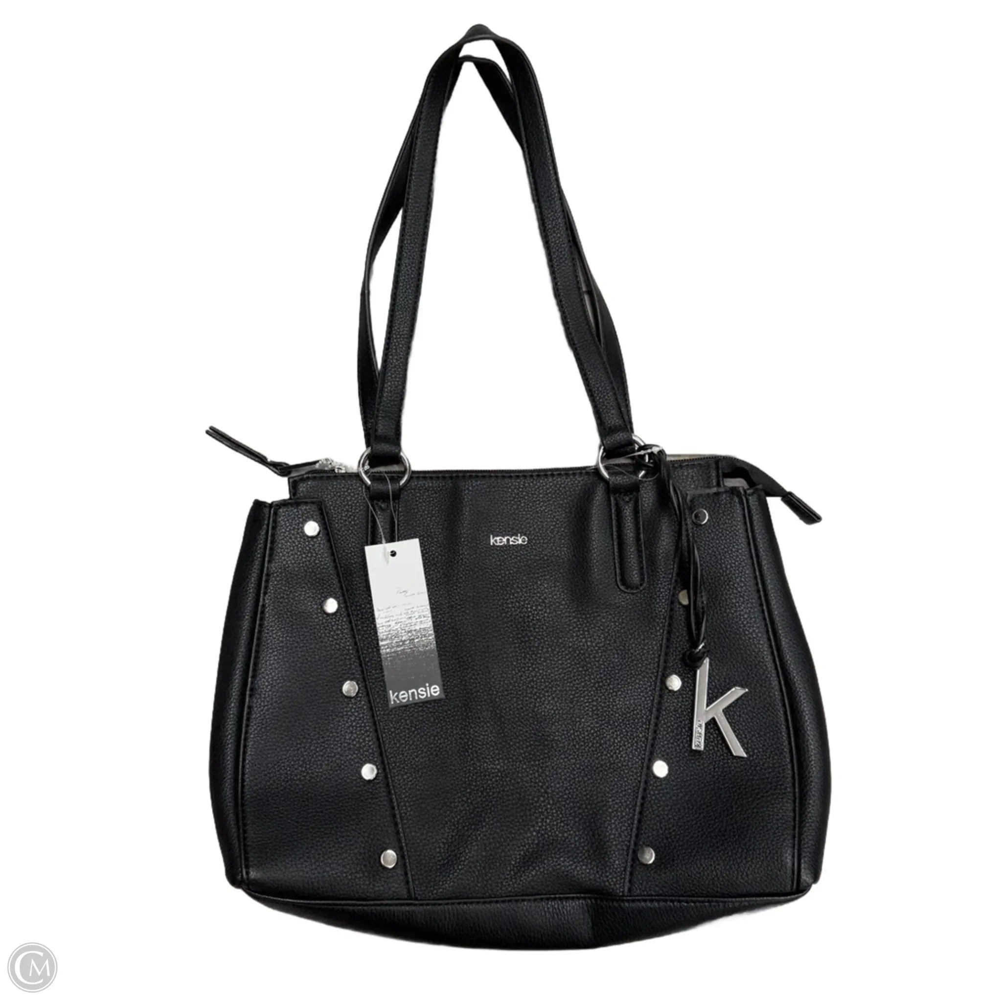 Handbag Leather By Kensie, Size: Medium