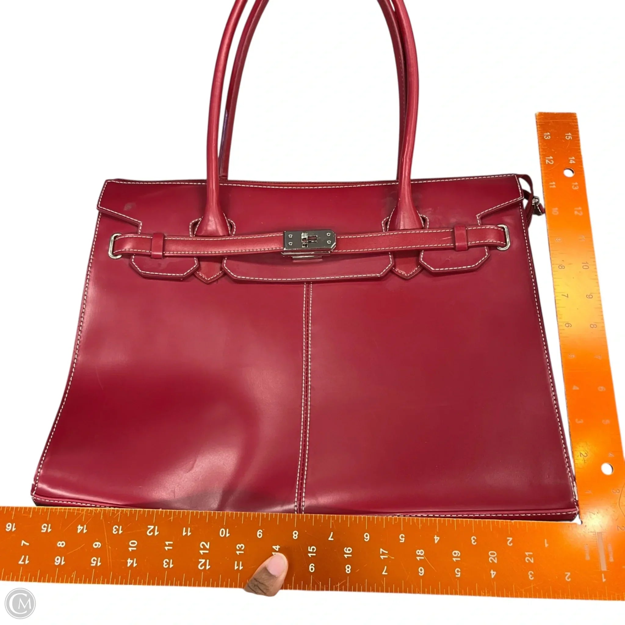 Handbag Leather By Wilsons Leather, Size: Large