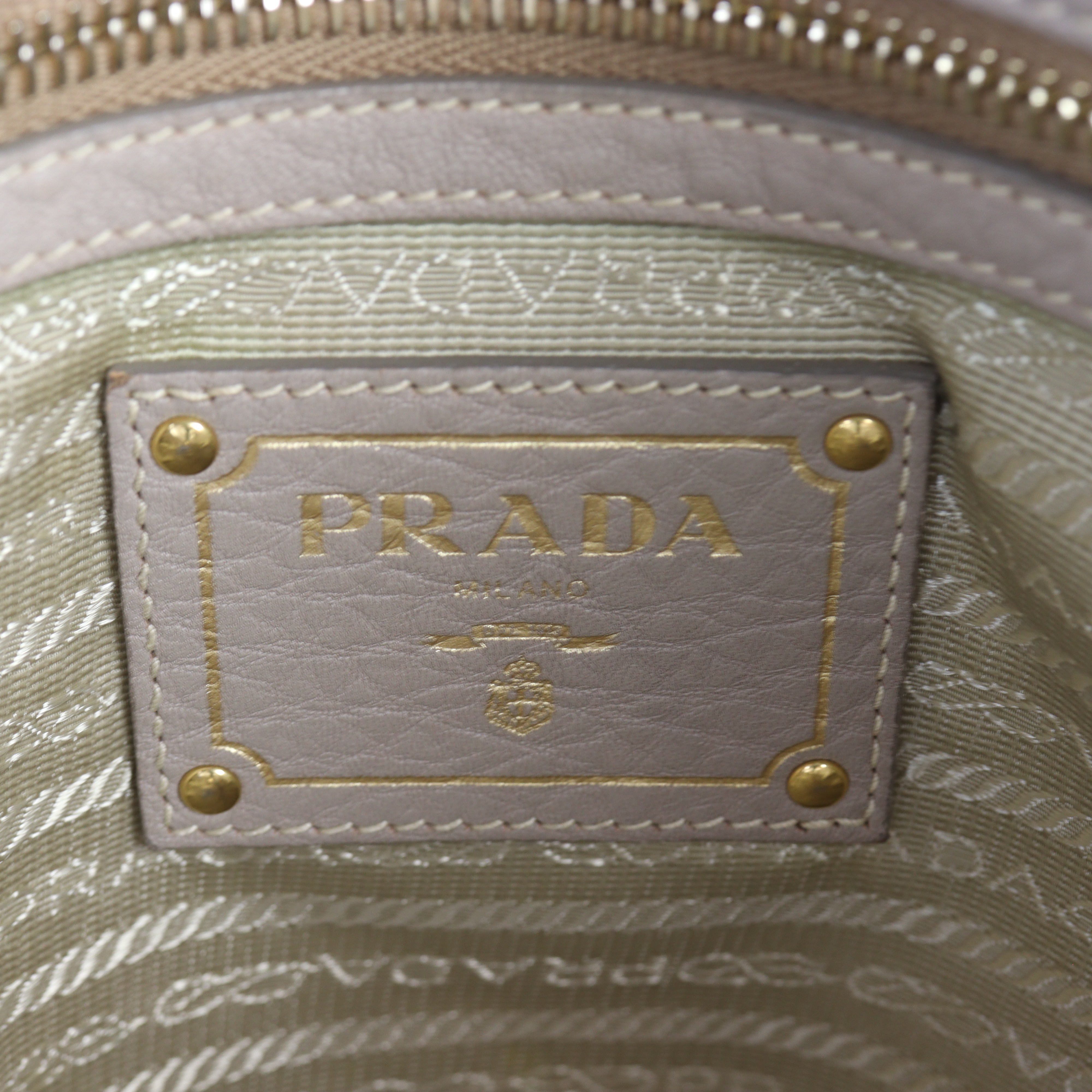 Prada Vitello Daino Shopping Tote