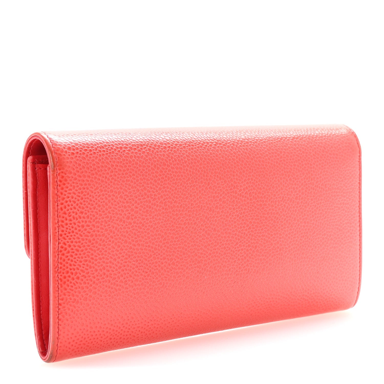 Caviar Timeless CC Large Flap Wallet Red