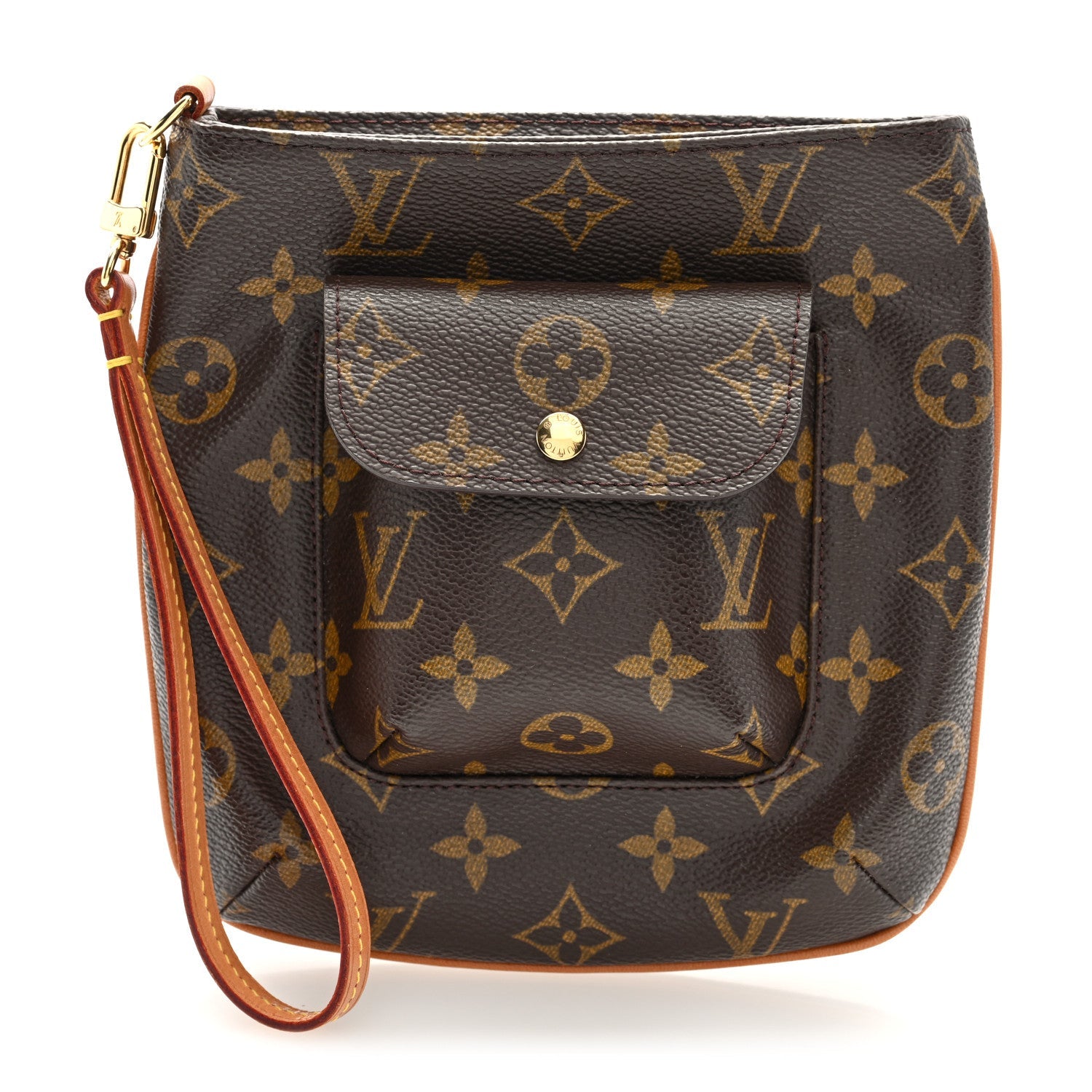 Monogram Partition Wristlet
