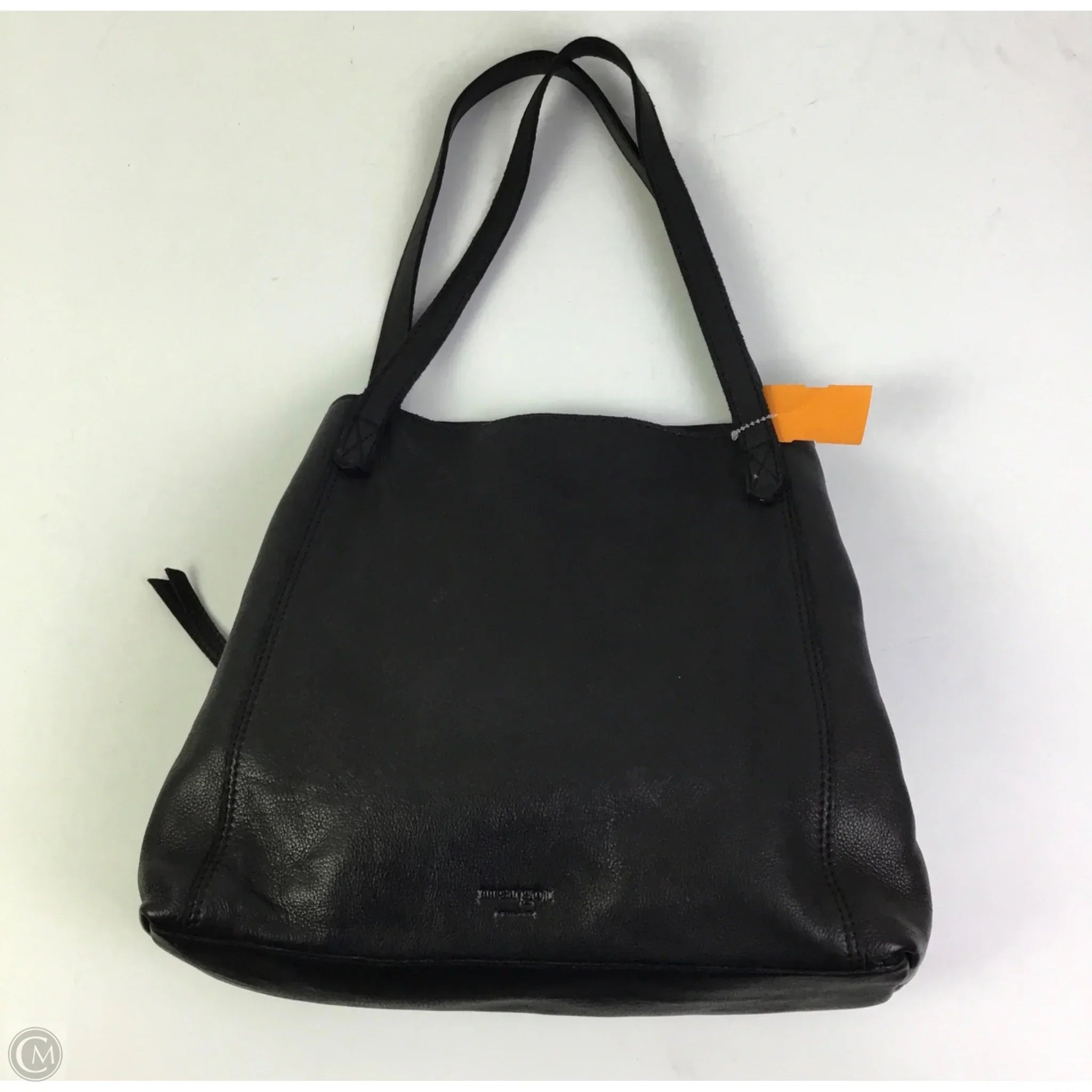 Handbag Leather By Margot, Size: Medium