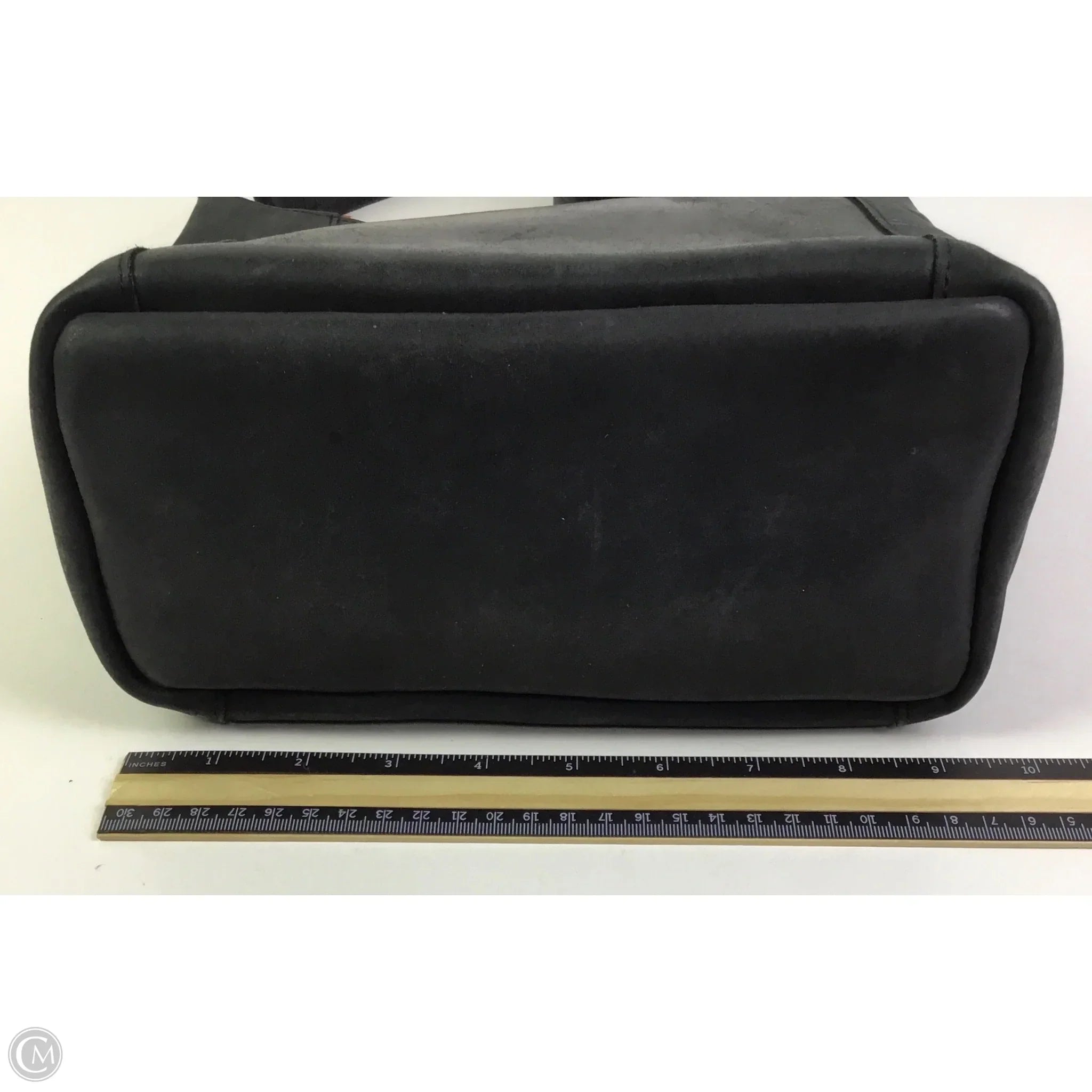 Handbag Leather By Able, Size: Medium