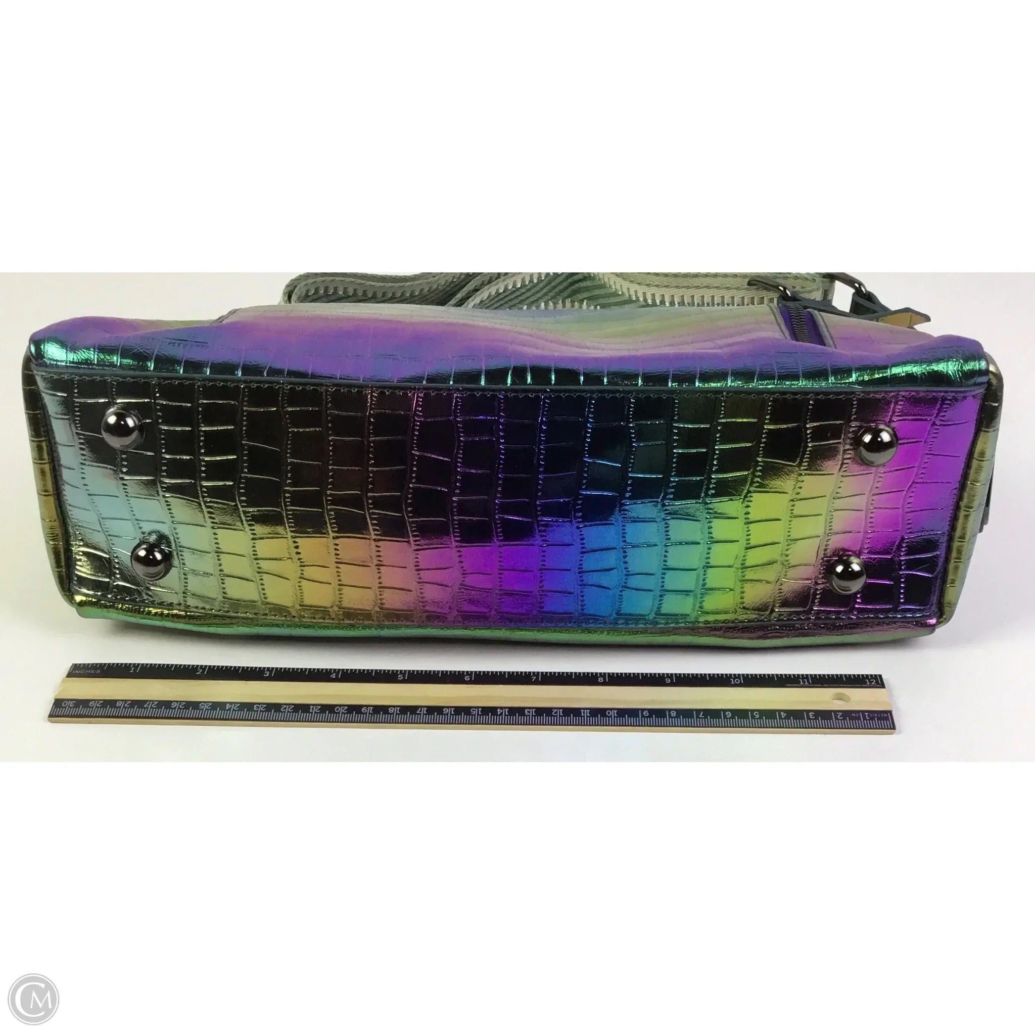 Handbag Leather By Sharif, Size: Small