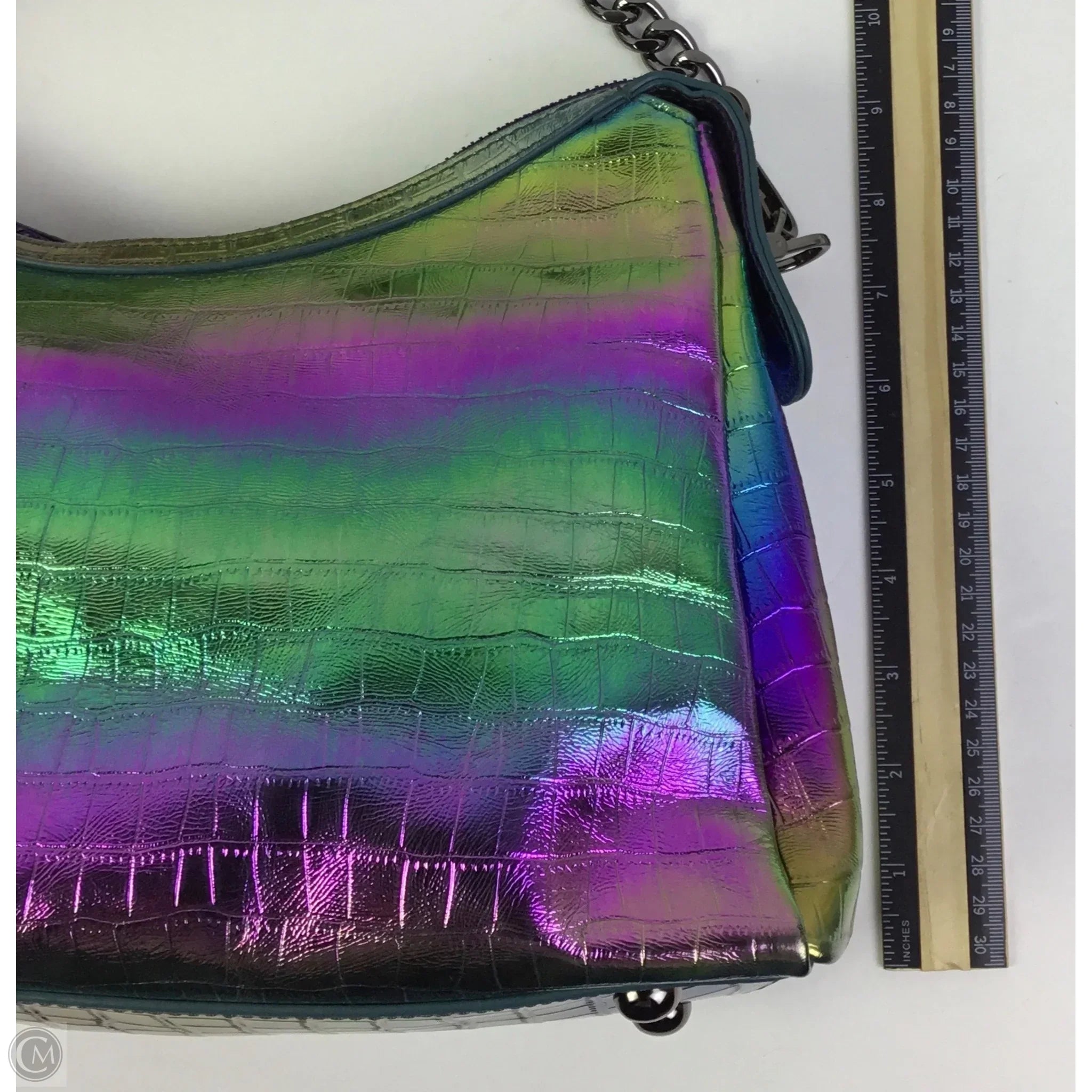 Handbag Leather By Sharif, Size: Small