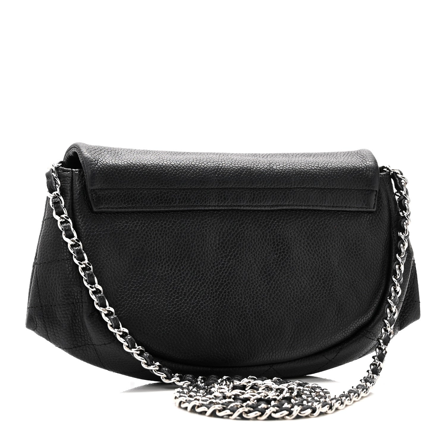 Caviar Half Moon Wallet On Chain WOC Black