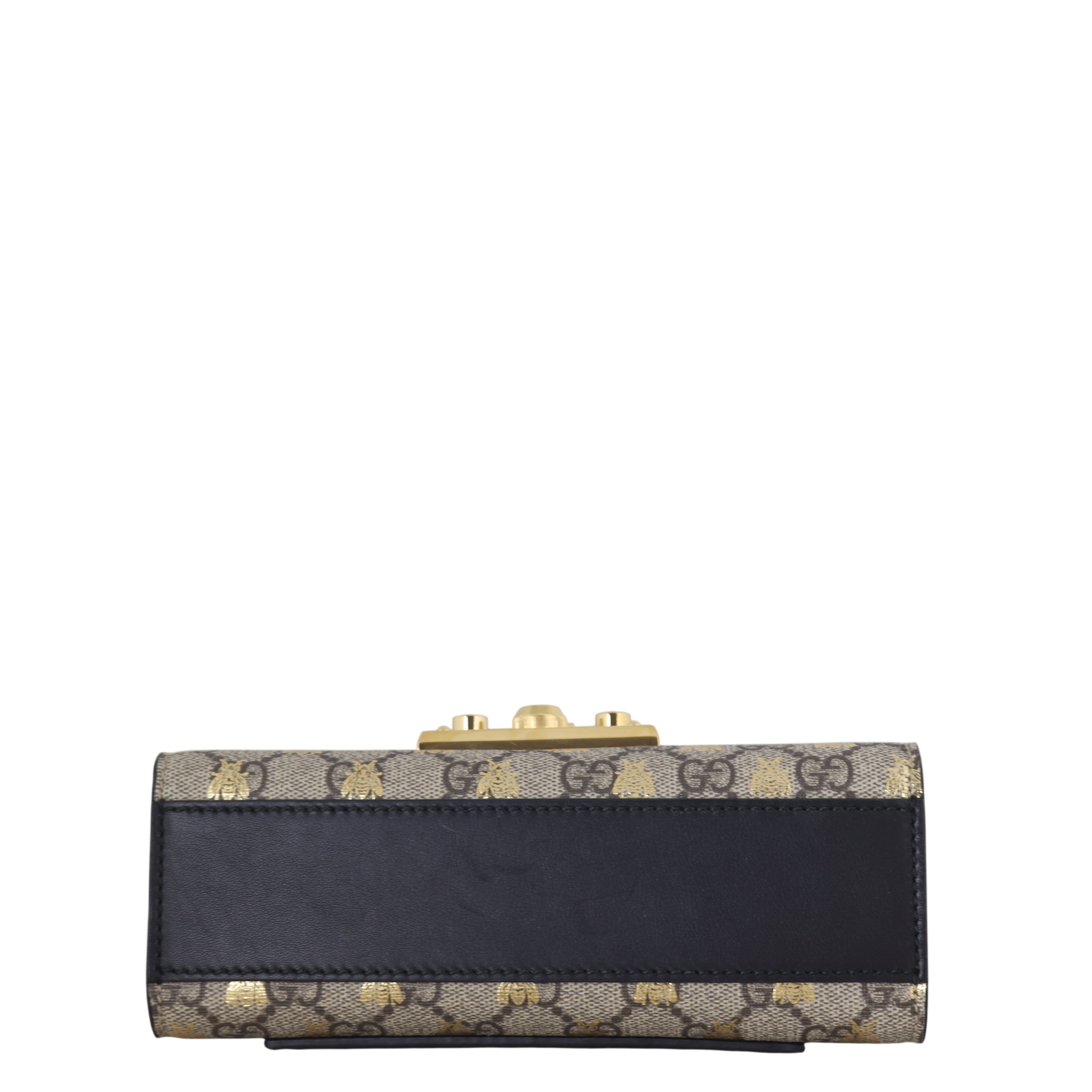 Gucci GG Supreme Bees Padlock Shoulder Bag