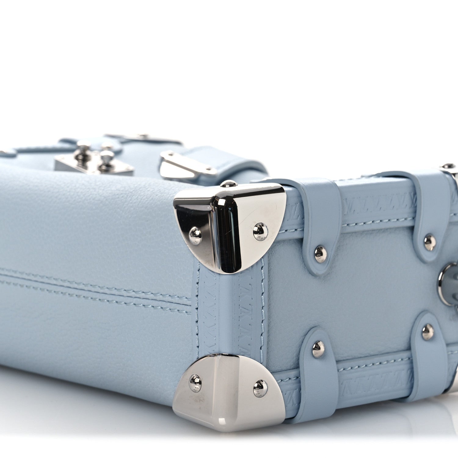 Calfskin Side Trunk PM Blue