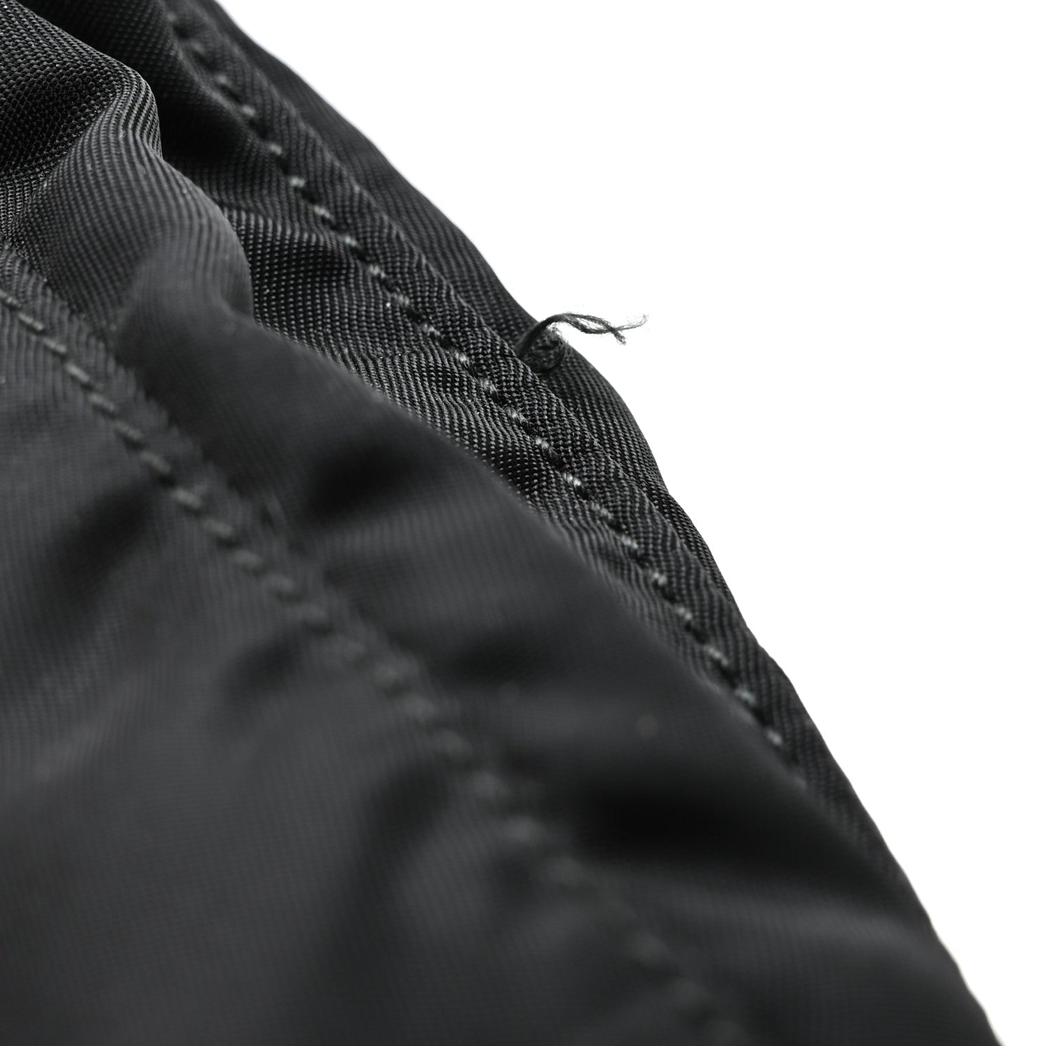 Nylon New Vela Studded Messenger Bag Black