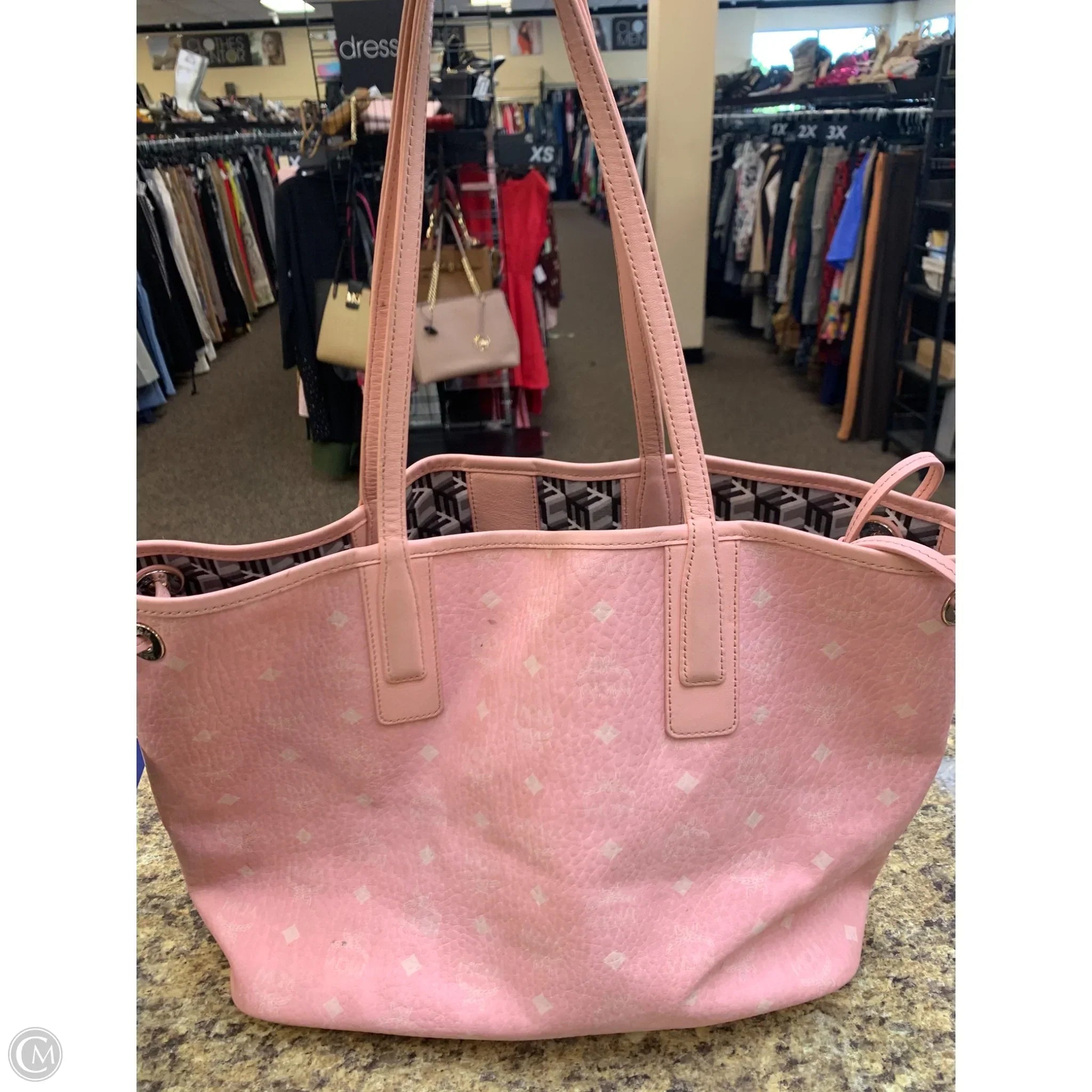 Tote Luxury Designer By Mcm, Size: Medium