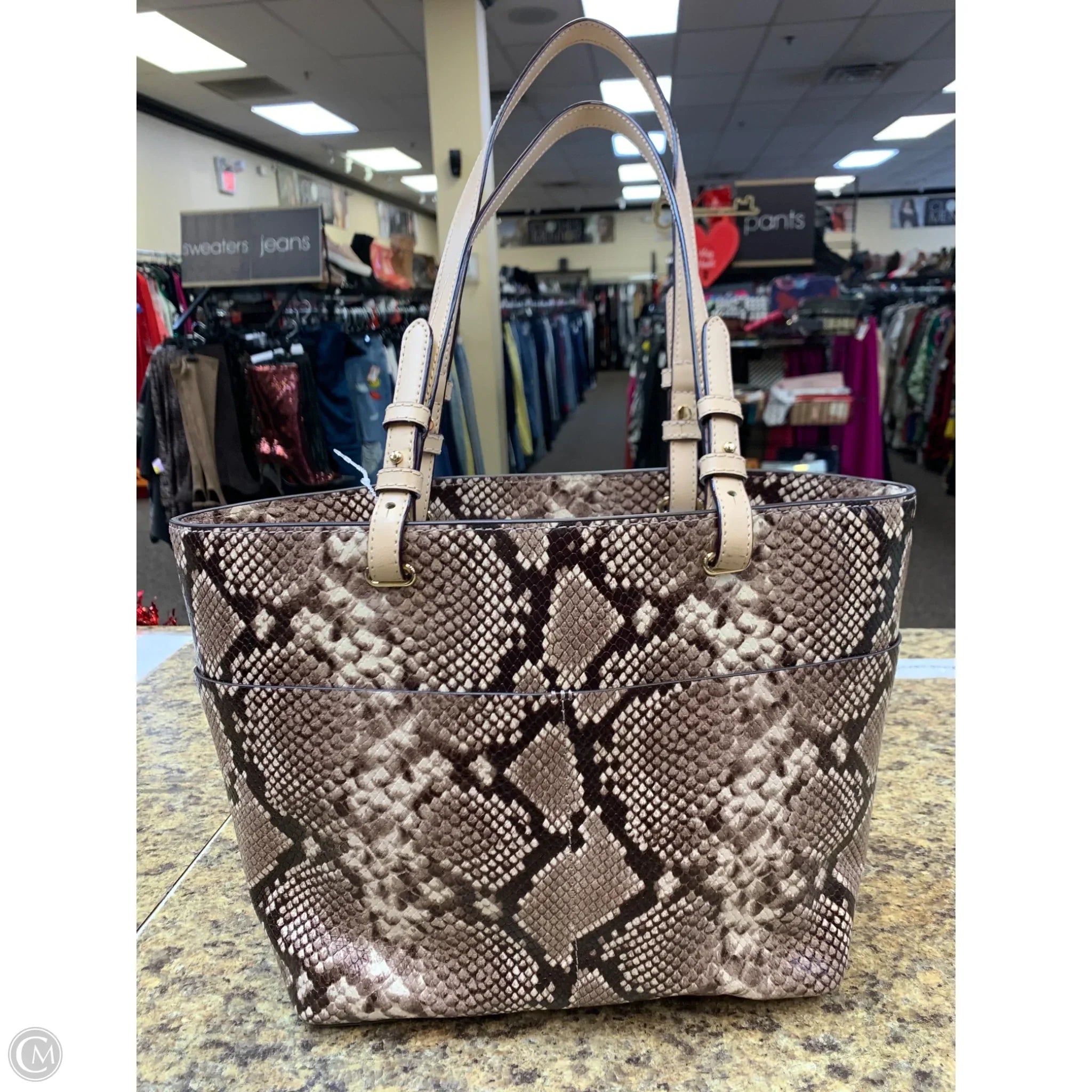 Handbag Designer By Michael Kors, Size: Medium