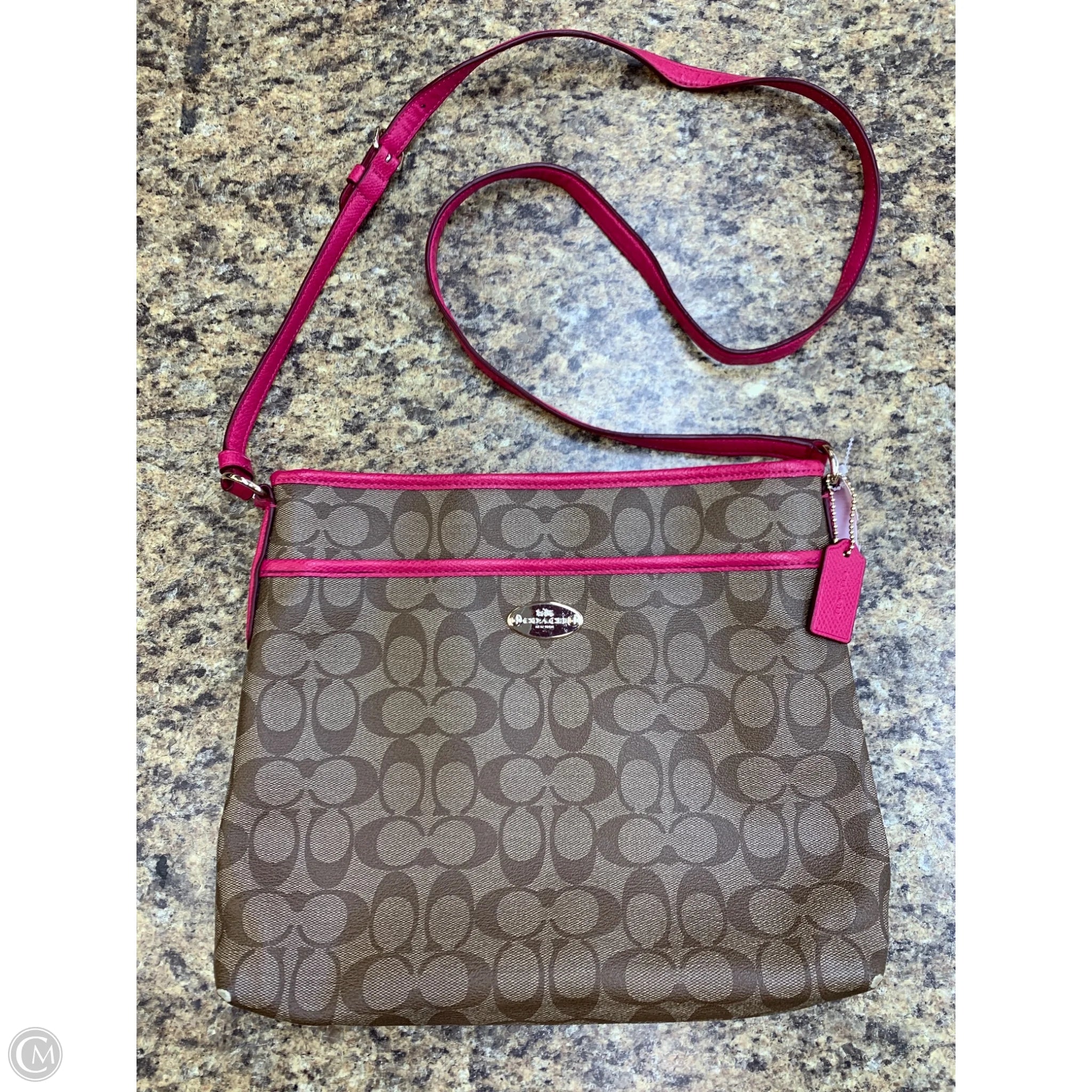 Crossbody Designer By Coach, Size: Medium