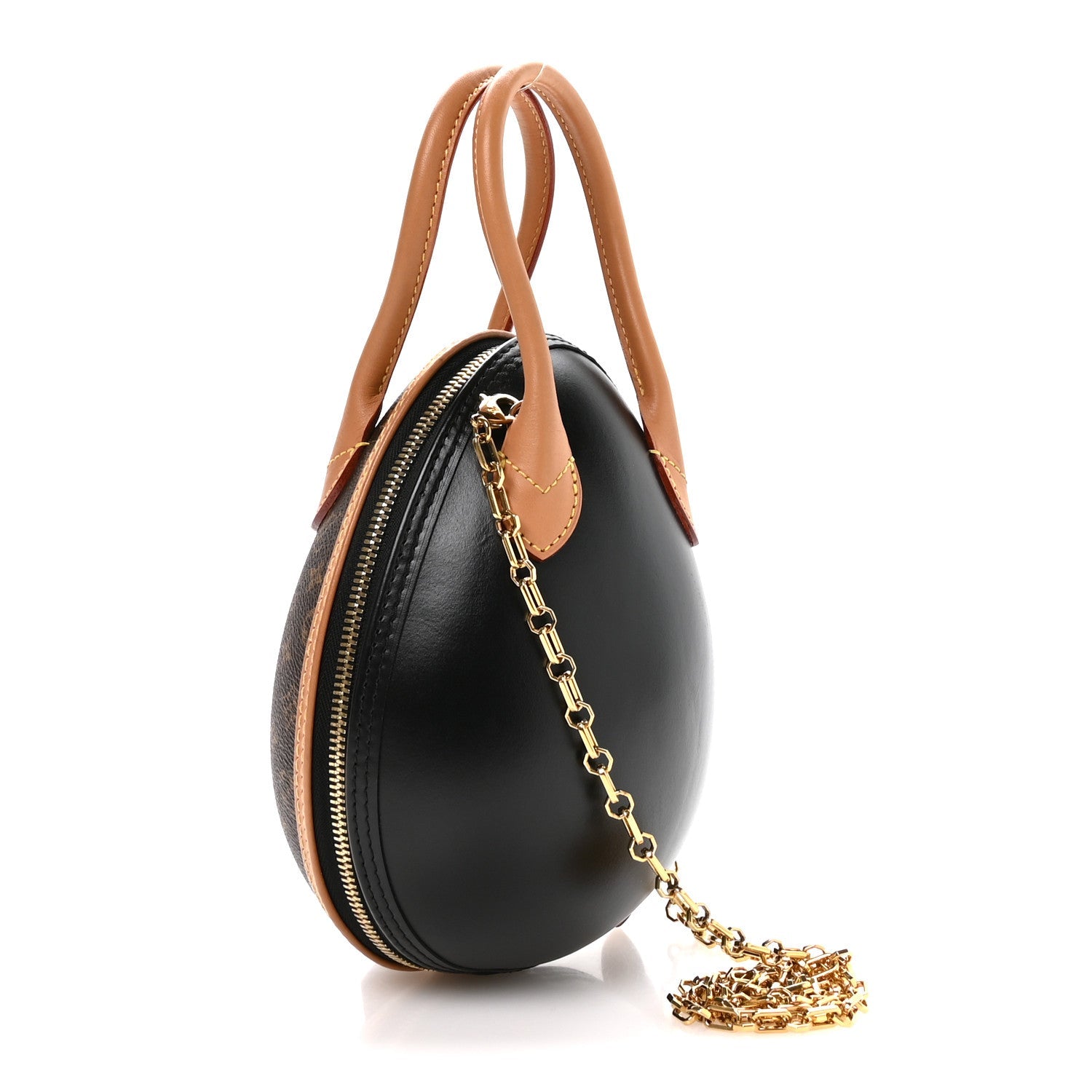 Monogram Egg Bag Black