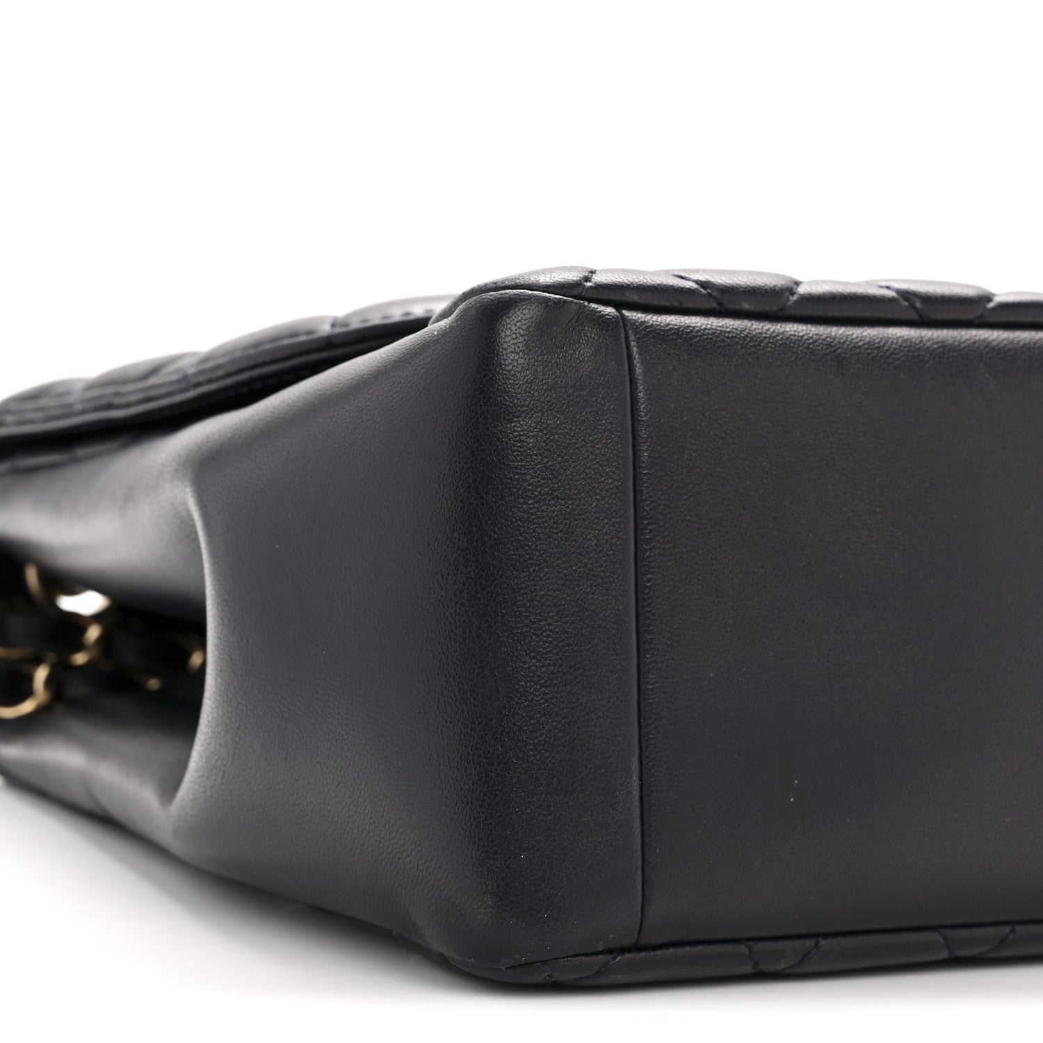 Lambskin Quilted Medium Mademoiselle Chic Flap Navy