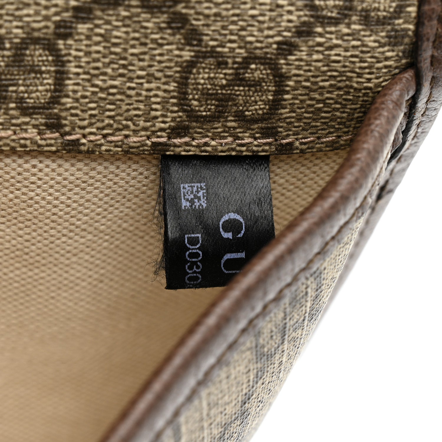 GG Supreme Monogram Neo Vintage Web Belt Bag Brown