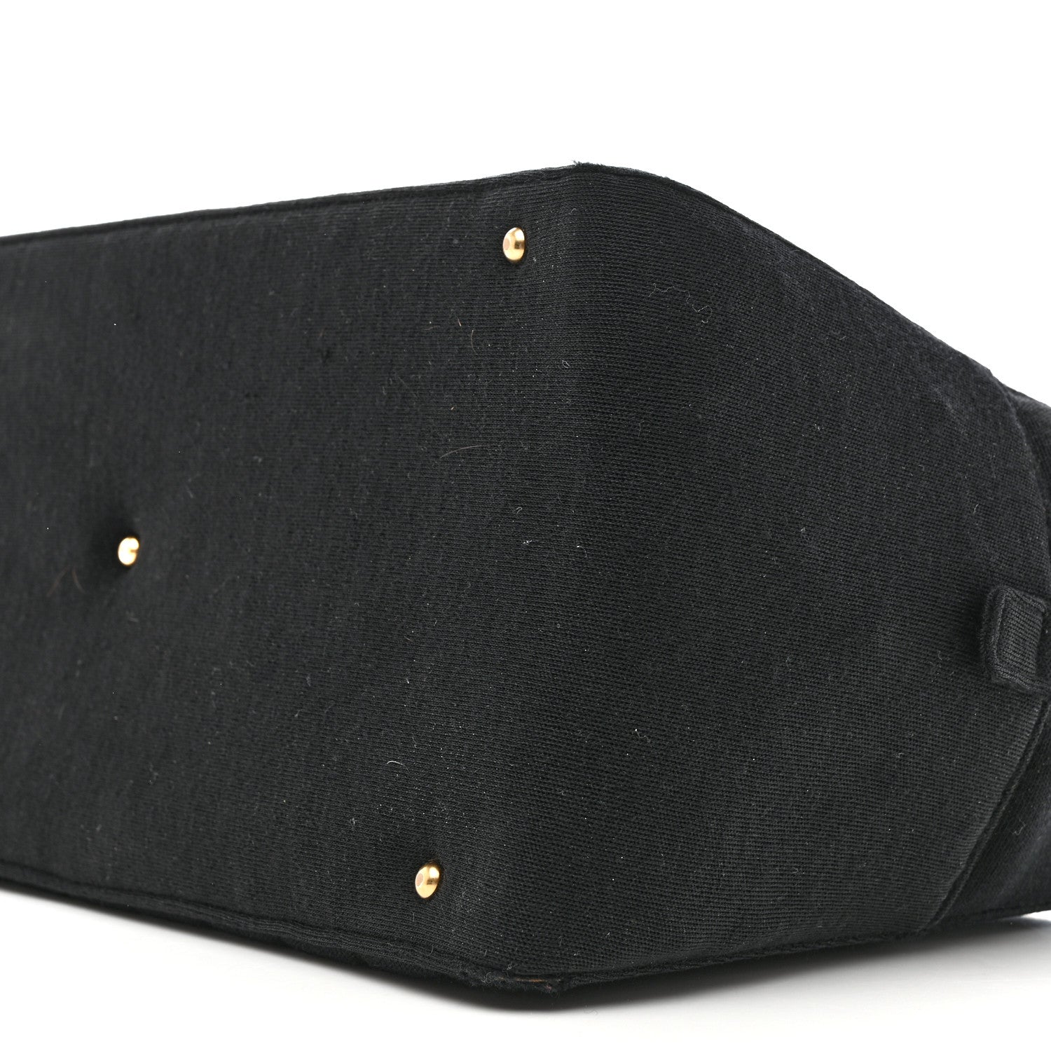 Jersey Square Quilted Bowler Black