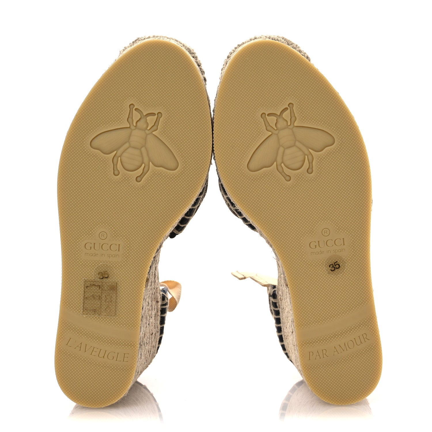 Monogram Matelasse GG Marmont Ankle Wrap Platform 35/120mm Espadrille Wedges 35 Beige Ebony Black Sand Storm