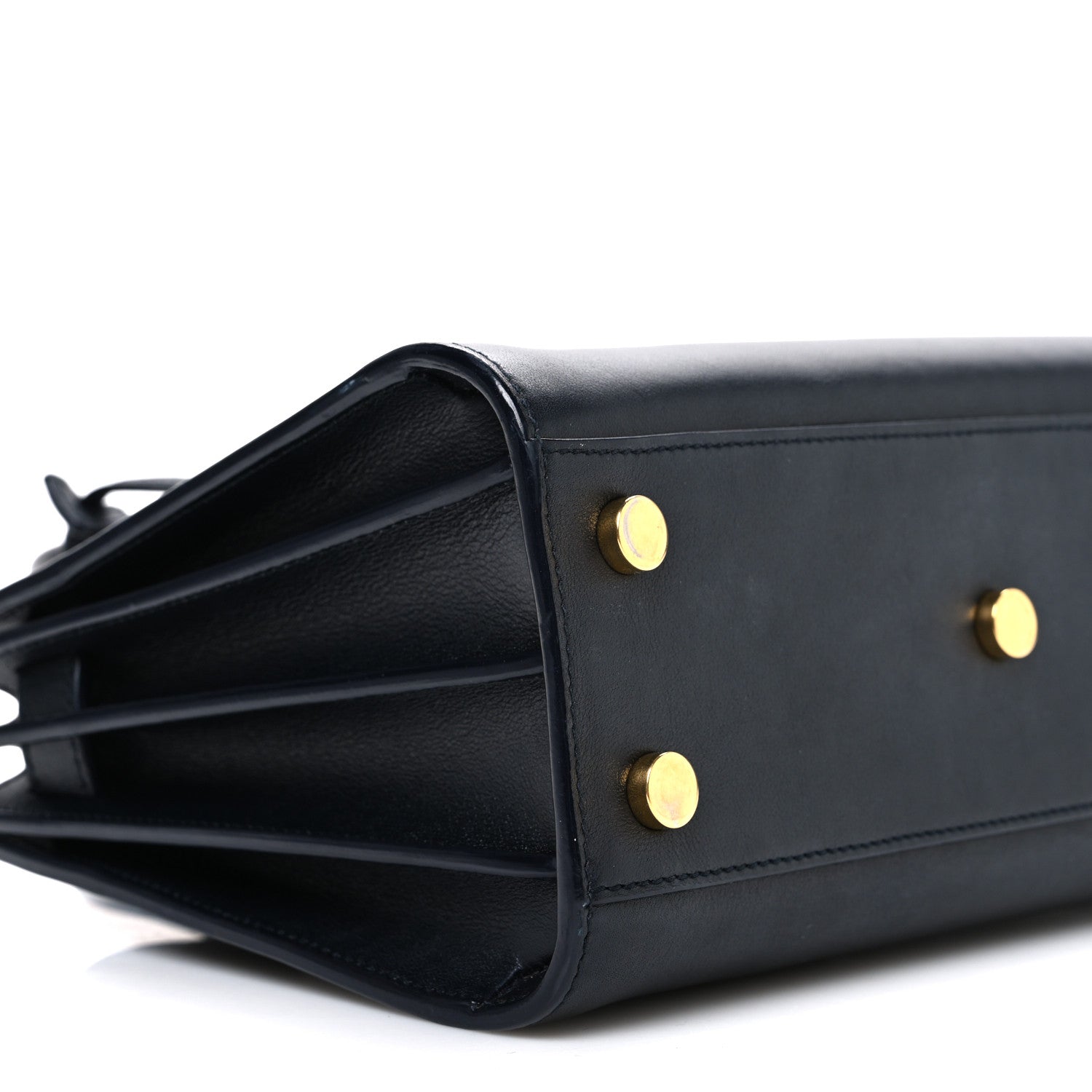 Calfskin Nano Sac De Jour Dark Blue