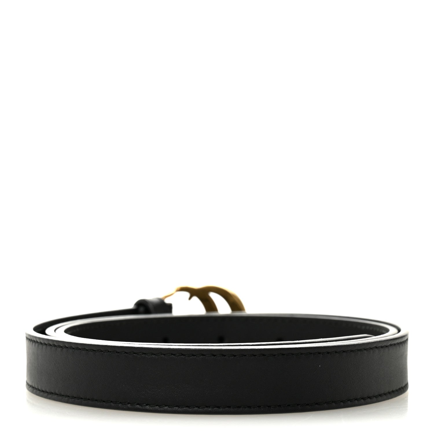 Calfskin Double G 20mm Belt 90 36 Black