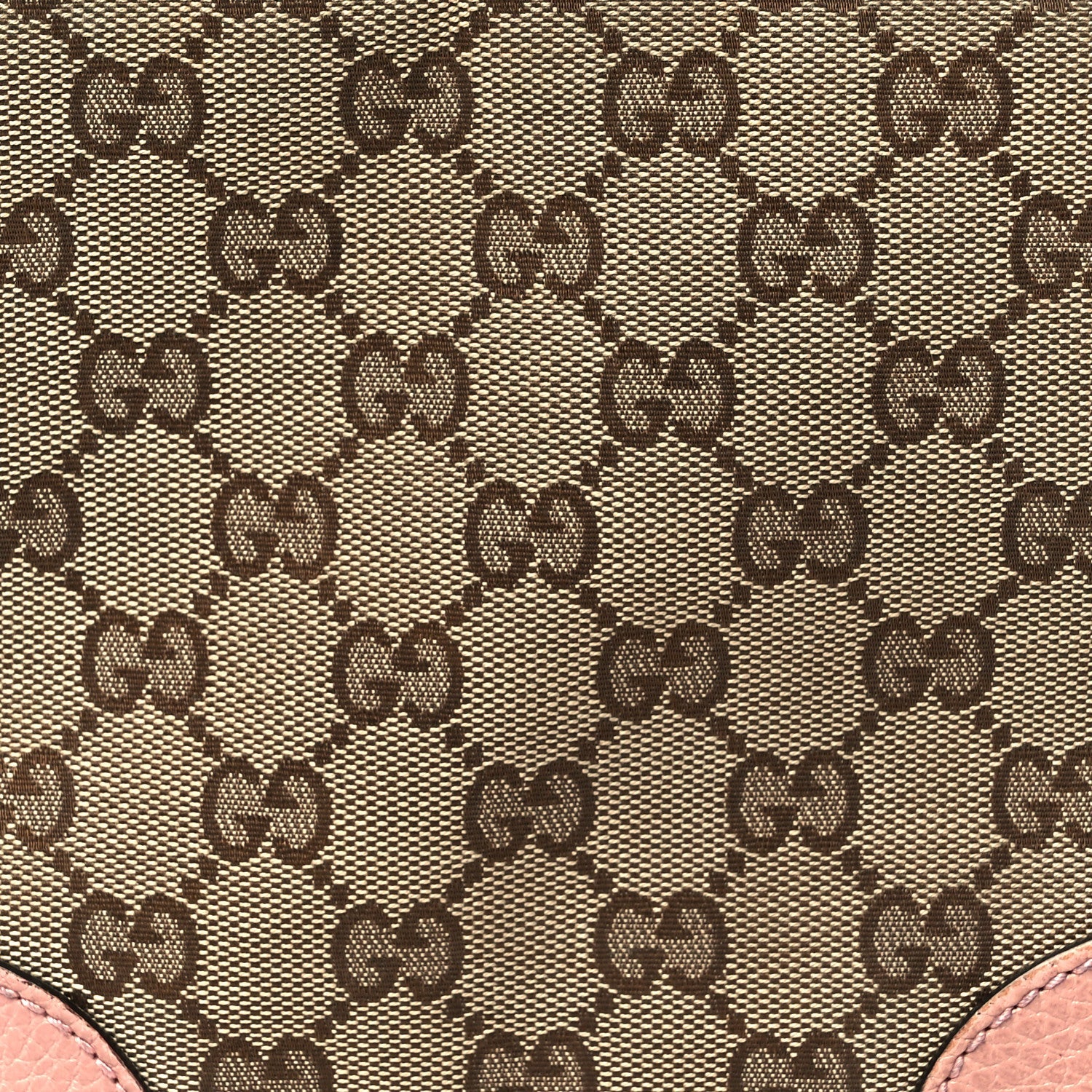 Monogram Mini Bree Messenger Bag Beige Soft Pink