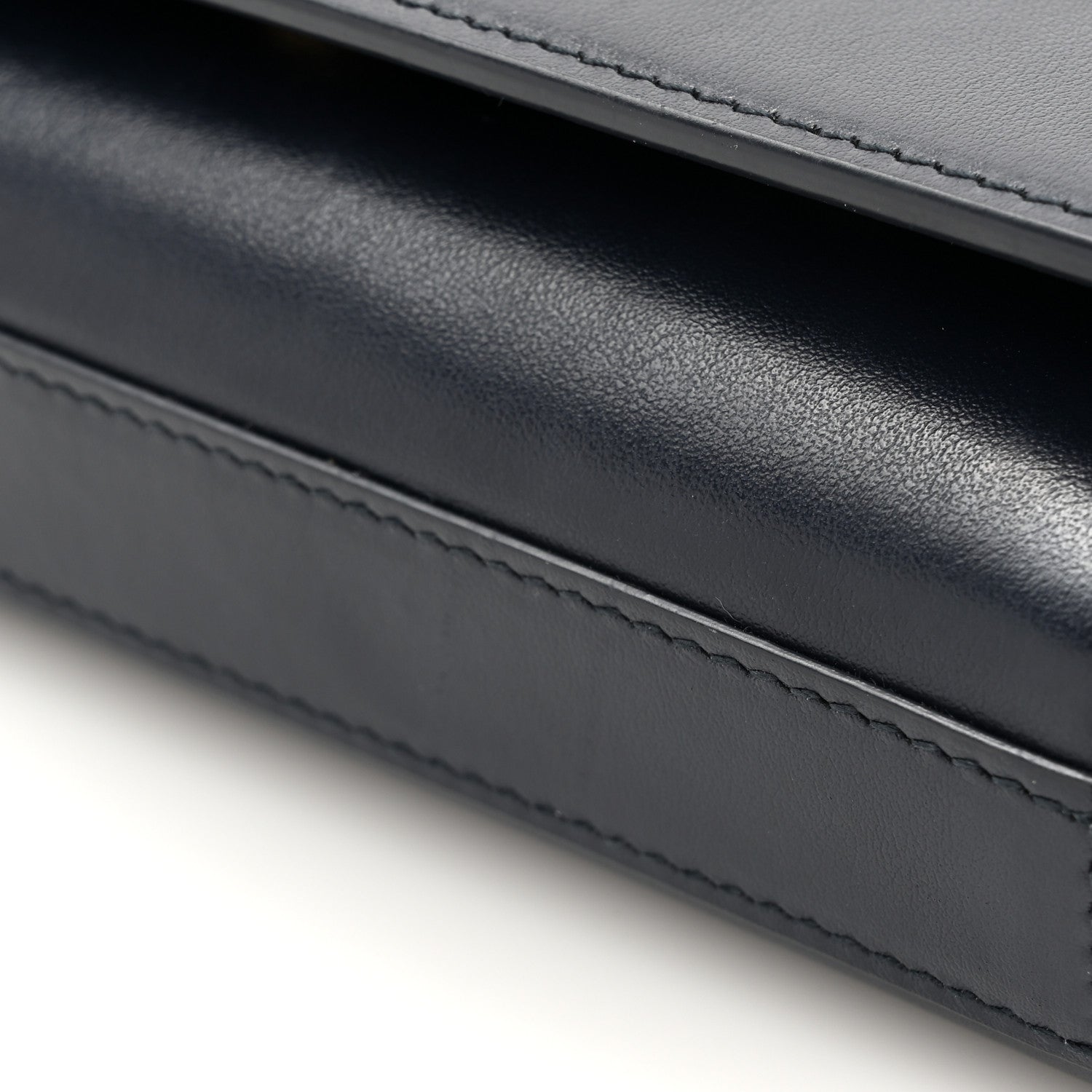 Smooth Calfskin Monogram Kate Belt Bag Deep Marine Black