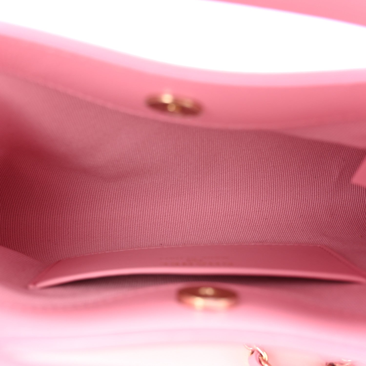 Shiny Lambskin Quilted Nano 31 Shopping Bag Pink