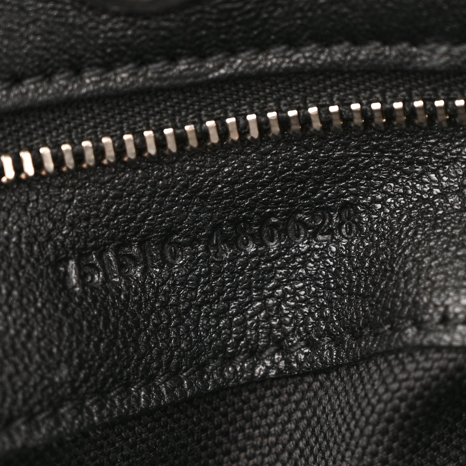 Sakai Be Green Calfskin Diagonal Stitched Medium Blondie Tote  Black