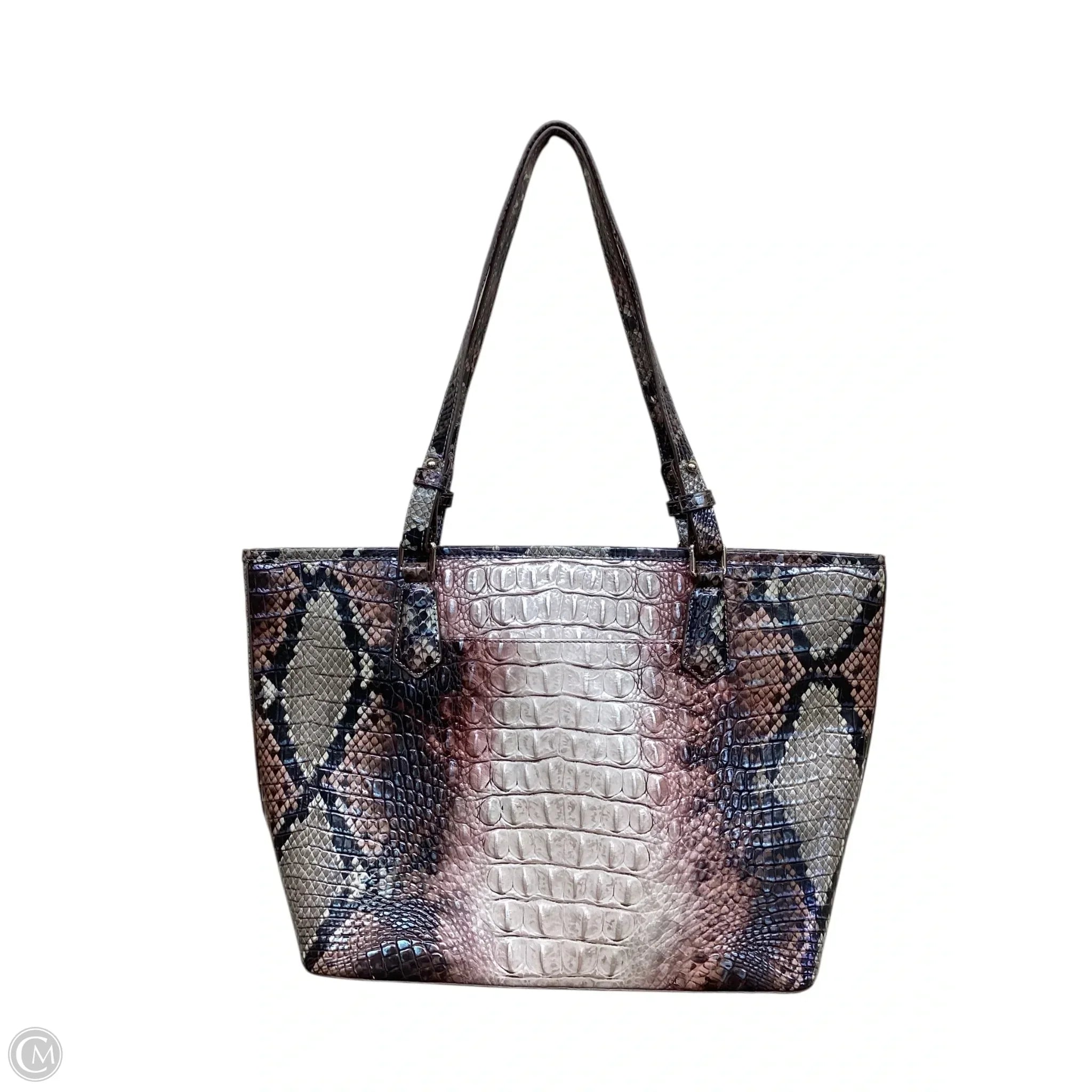 Handbag Designer By Brahmin, Size: Large