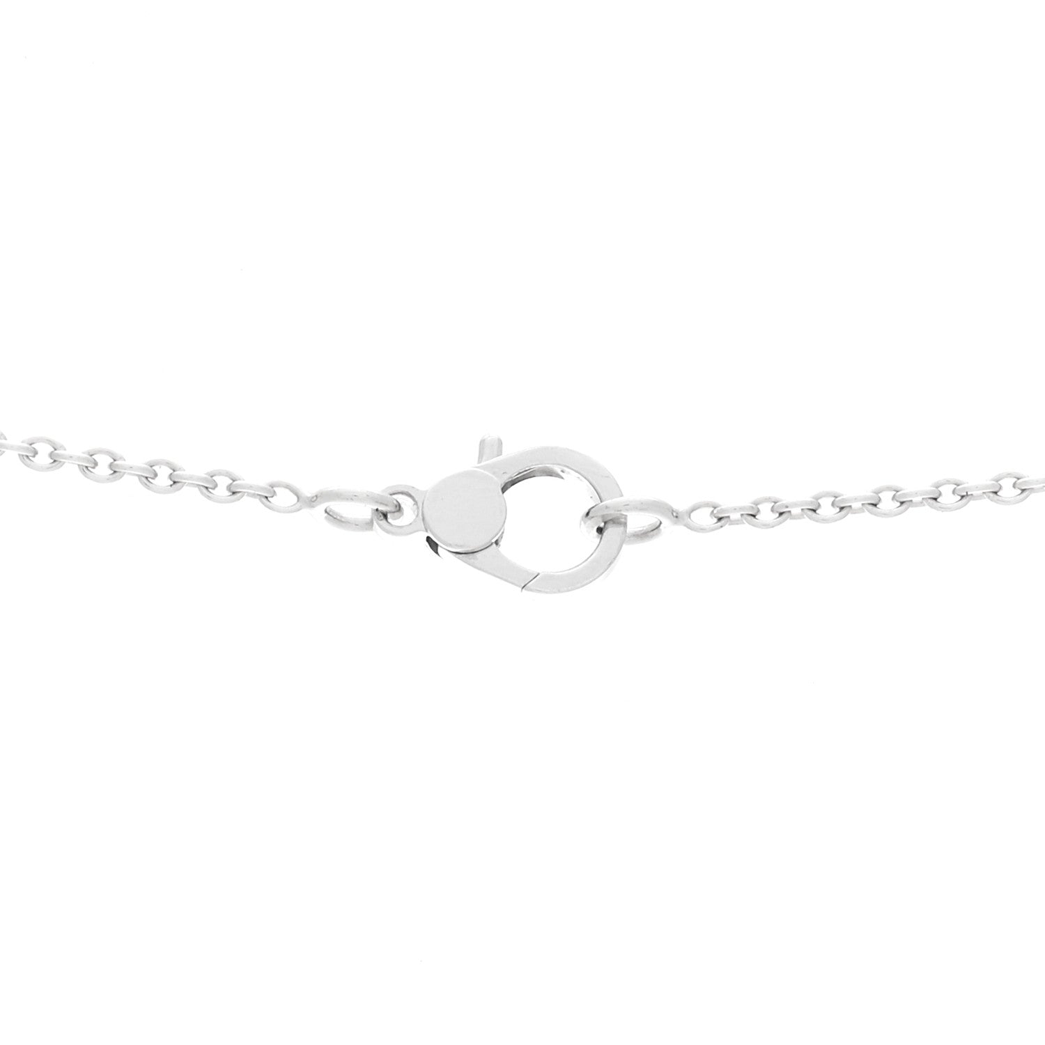 18K White Gold Diamond Finesse Pendant Necklace