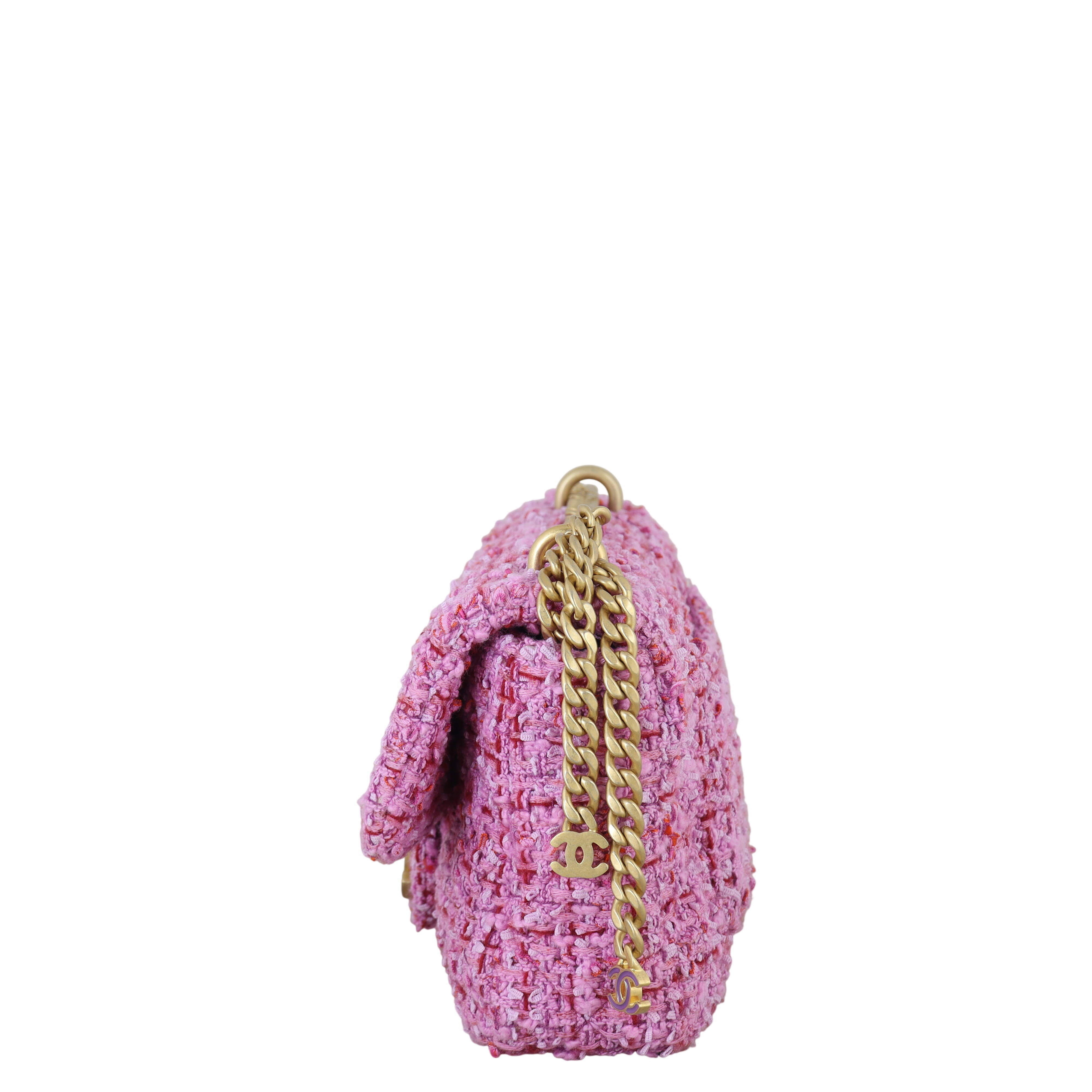 Chanel Classic Flap Mini Square Bag Tweed