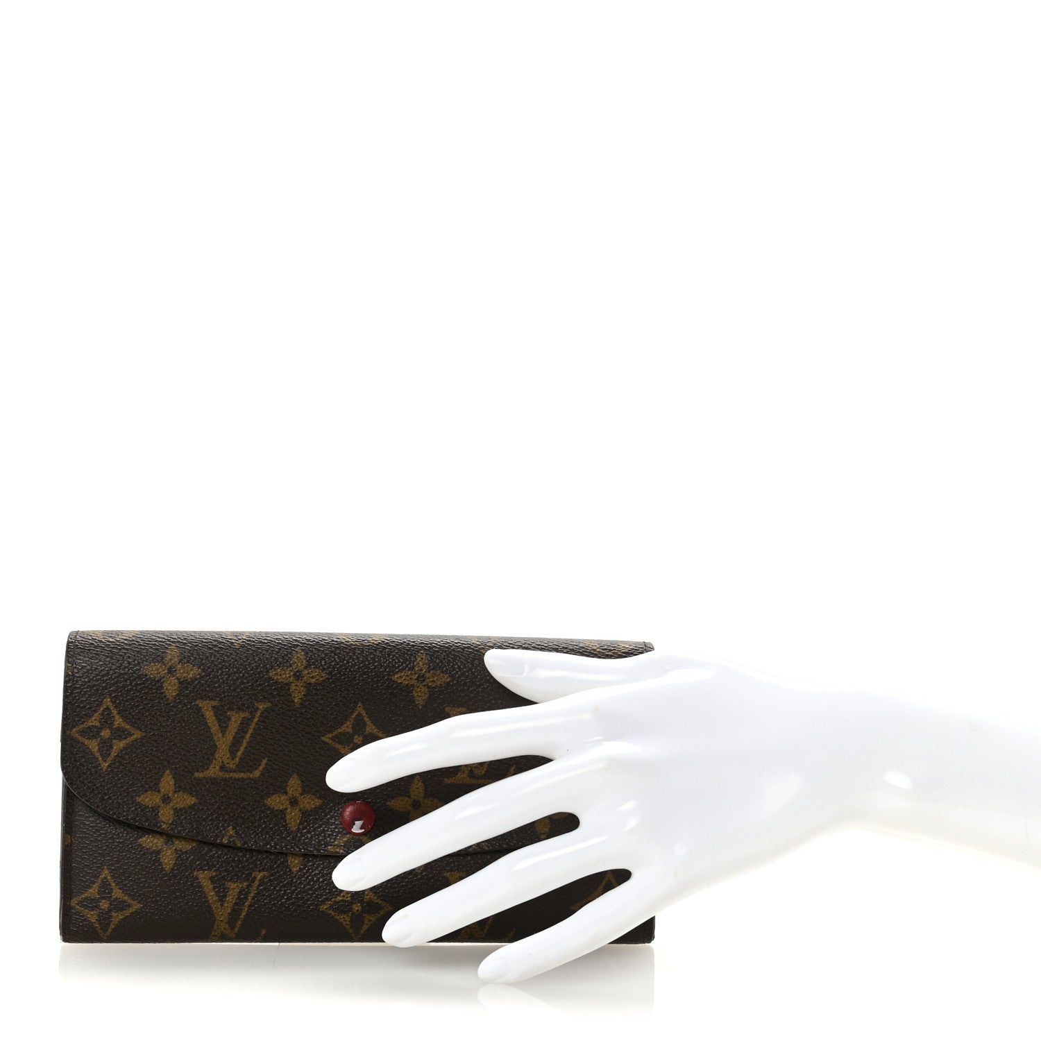 Monogram Emilie Wallet Red